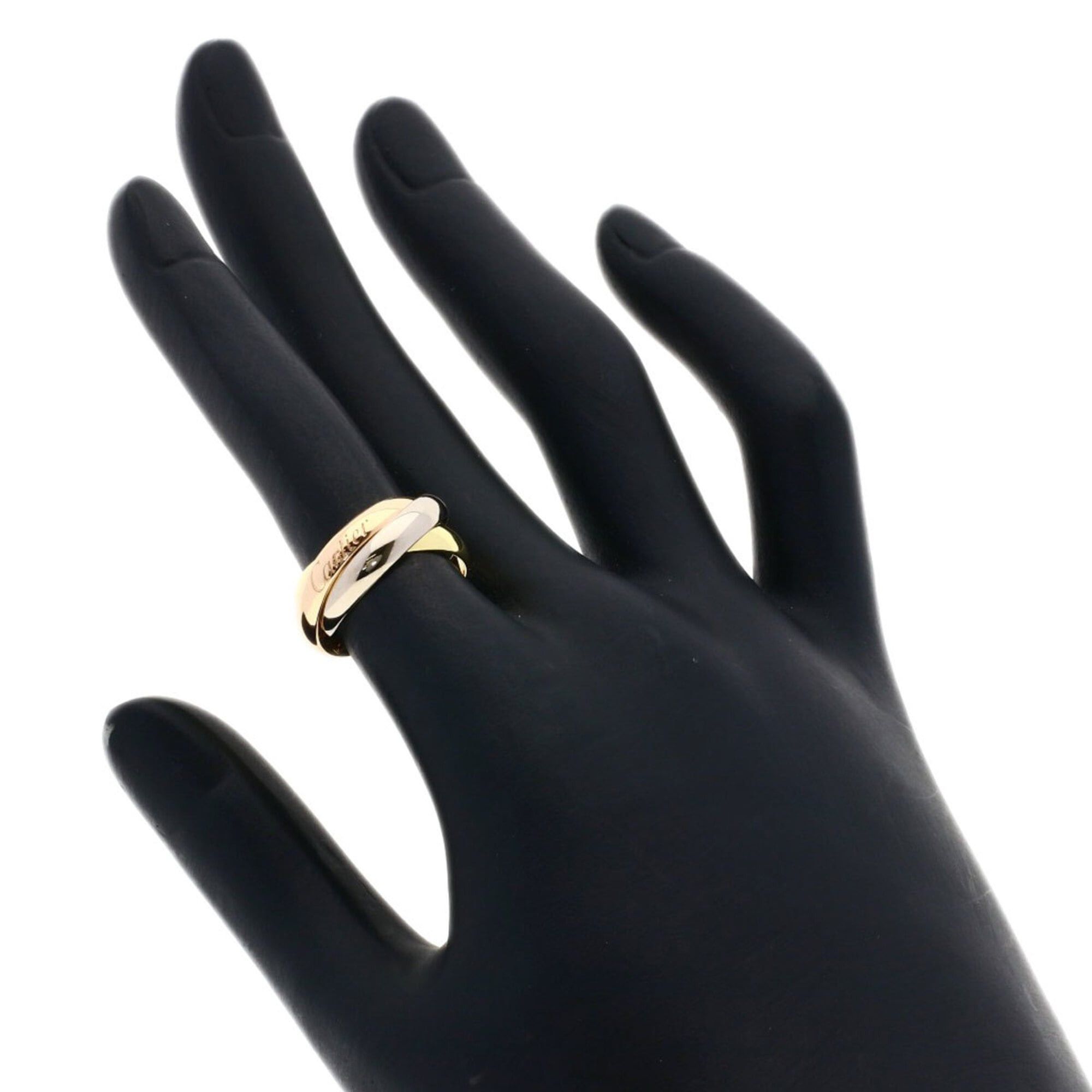 Cartier Cartier Trinity Classic Current Model #48 Ring - 18K Yellow Gold/18K Pink White Gold Women's CARTIER Size ONE SIZE - 5 Thumbnail