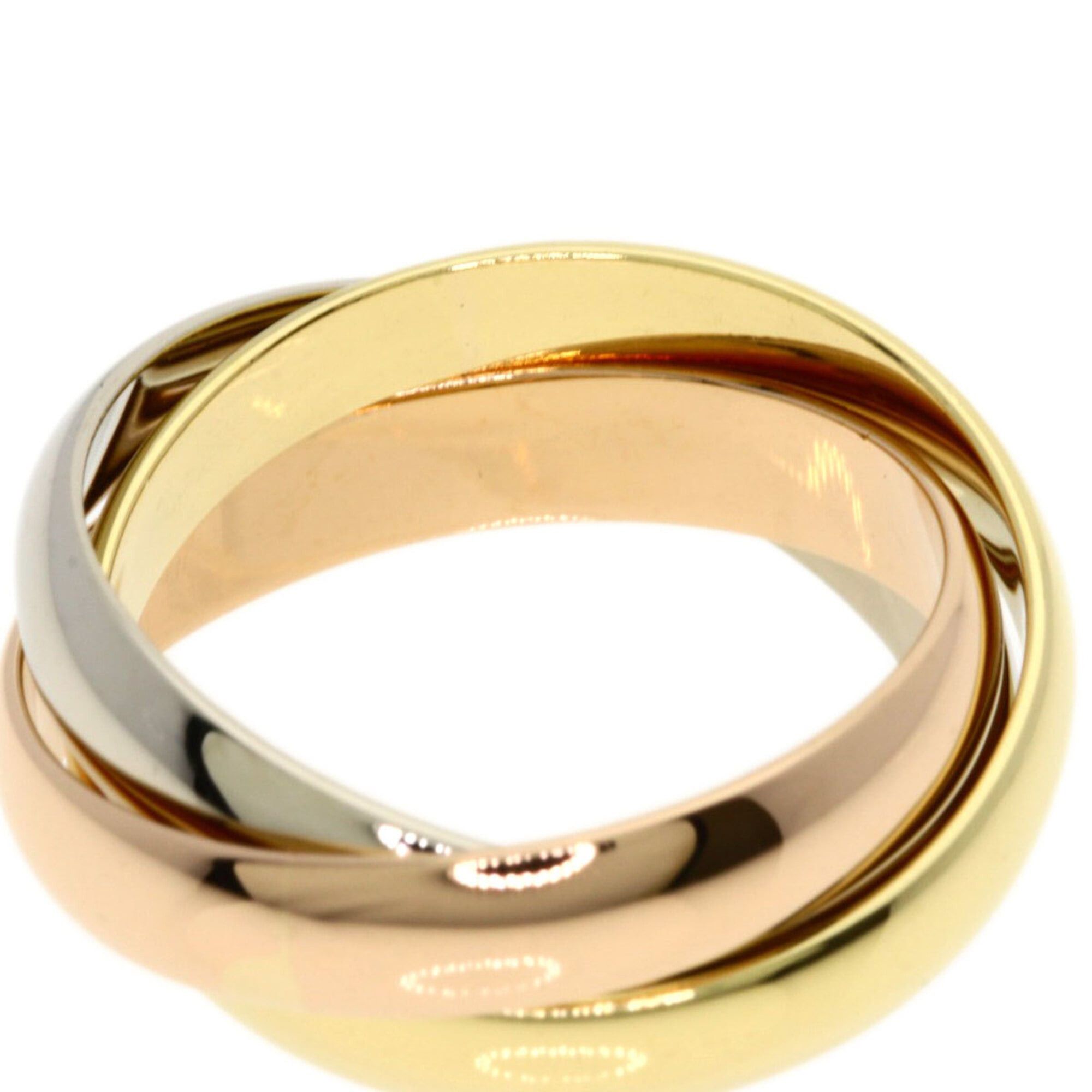 Cartier Cartier Trinity #50 Ring - 18K Yellow Gold/18K Pink White Gold Women's CARTIER Size ONE SIZE - 8 Thumbnail