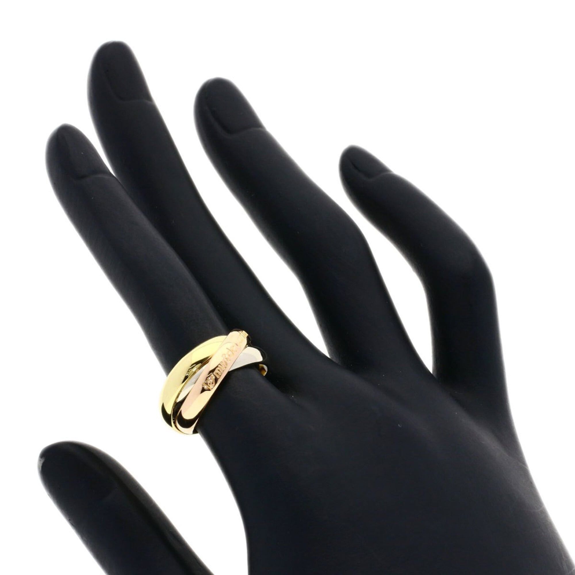 Cartier Cartier Trinity #50 Ring - 18K Yellow Gold/18K Pink White Gold Women's CARTIER Size ONE SIZE - 4 Thumbnail
