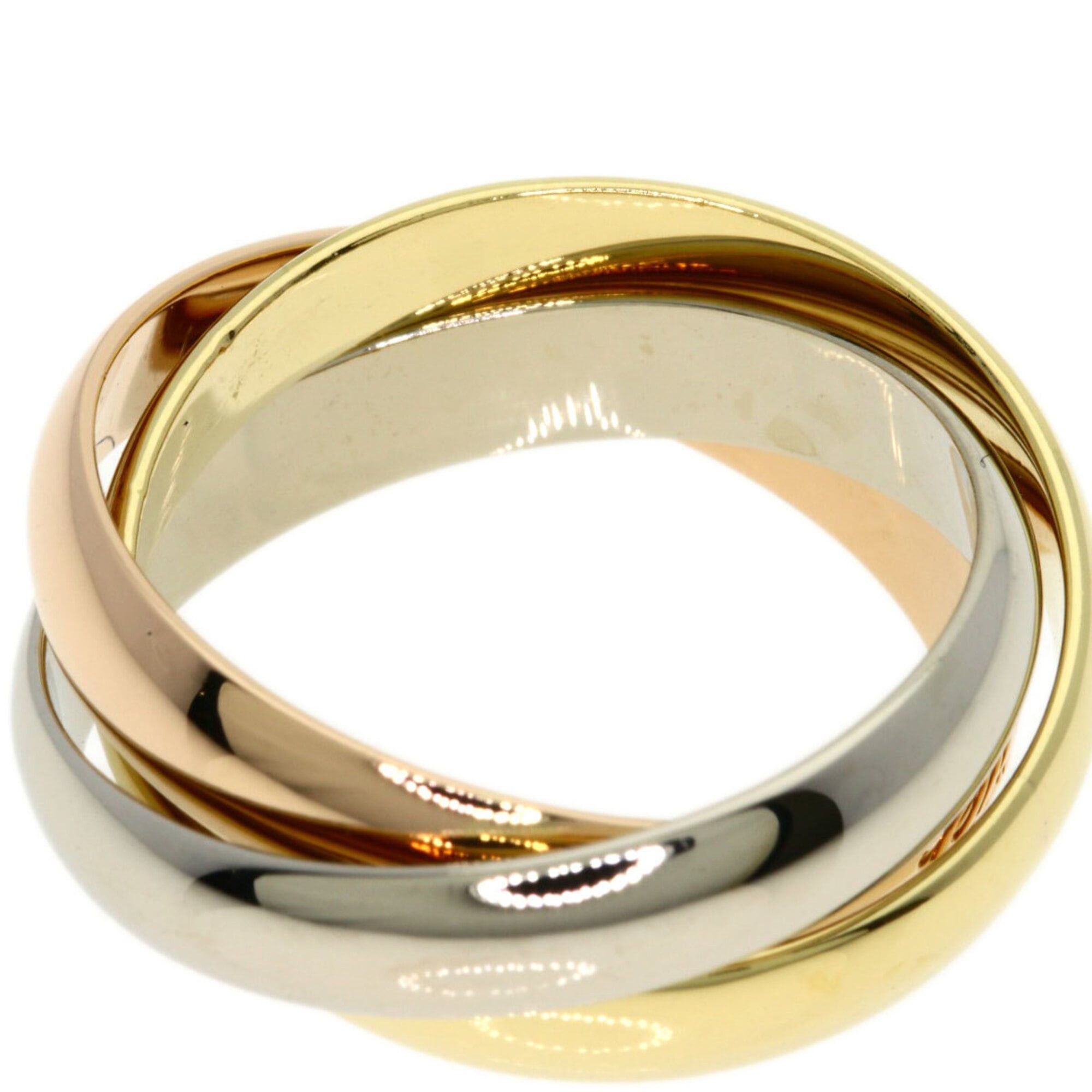 Cartier Cartier Trinity #50 Ring - 18K Yellow Gold/18K Pink White Gold Women's CARTIER Size ONE SIZE - 6 Thumbnail