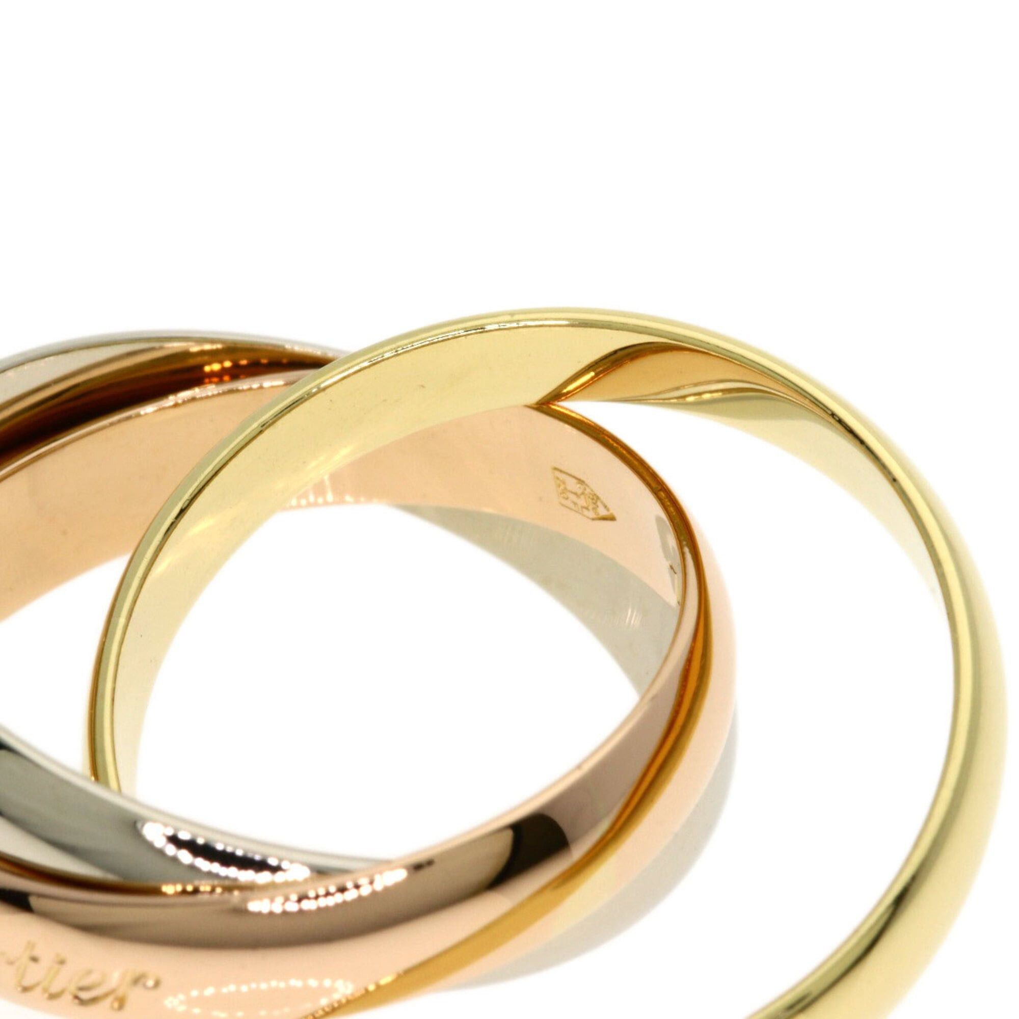 Cartier Cartier Trinity #50 Ring - 18K Yellow Gold/18K Pink White Gold Women's CARTIER Size ONE SIZE - 5 Thumbnail