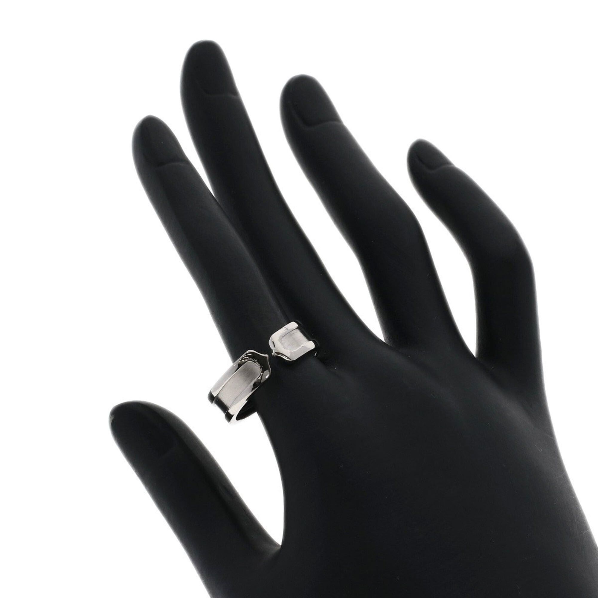 Cartier Cartier C2 Ring #60, 18K White Gold, Women's Ring, CARTIER Size ONE SIZE - 6 Thumbnail