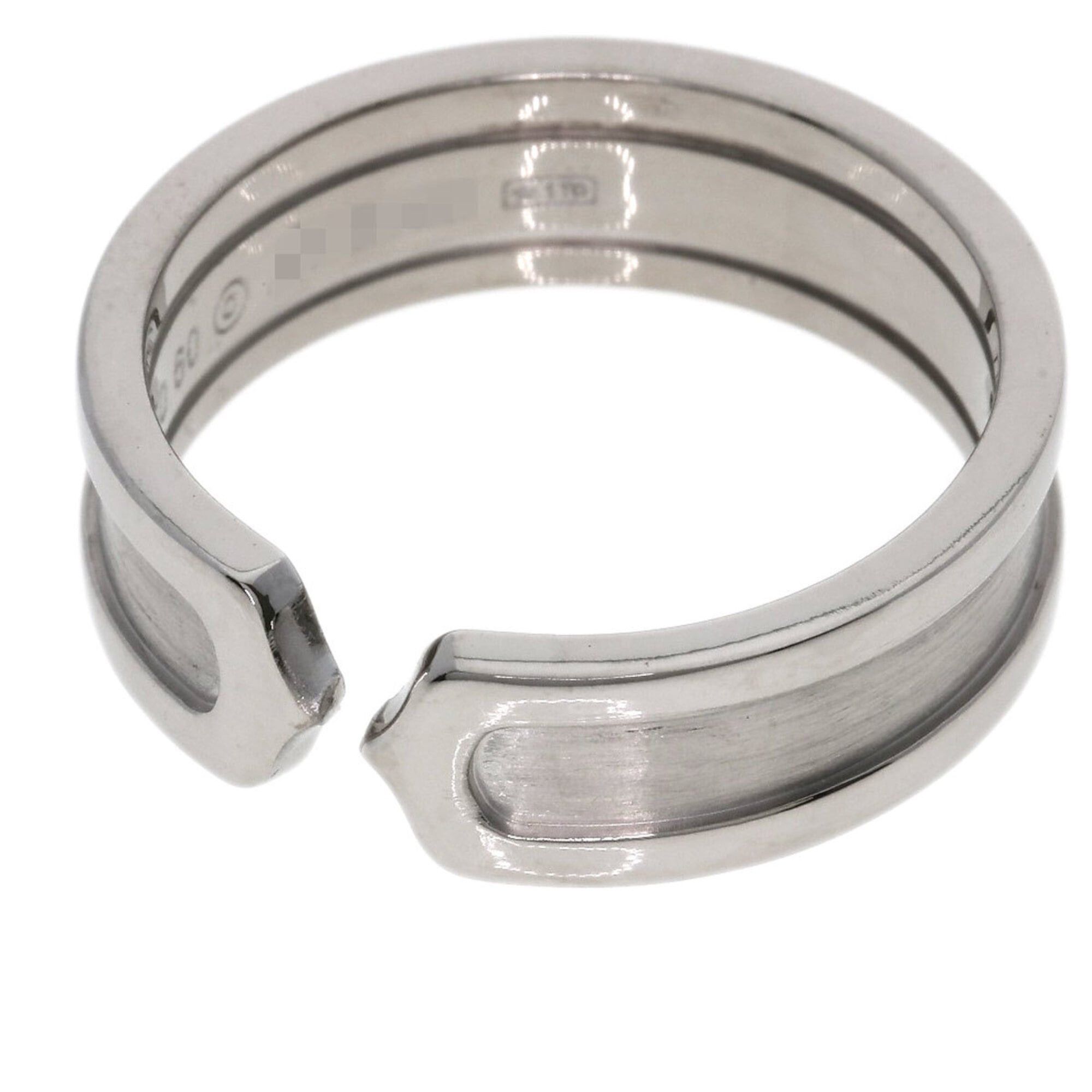Cartier Cartier C2 Ring #60, 18K White Gold, Women's Ring, CARTIER Size ONE SIZE - 7 Thumbnail