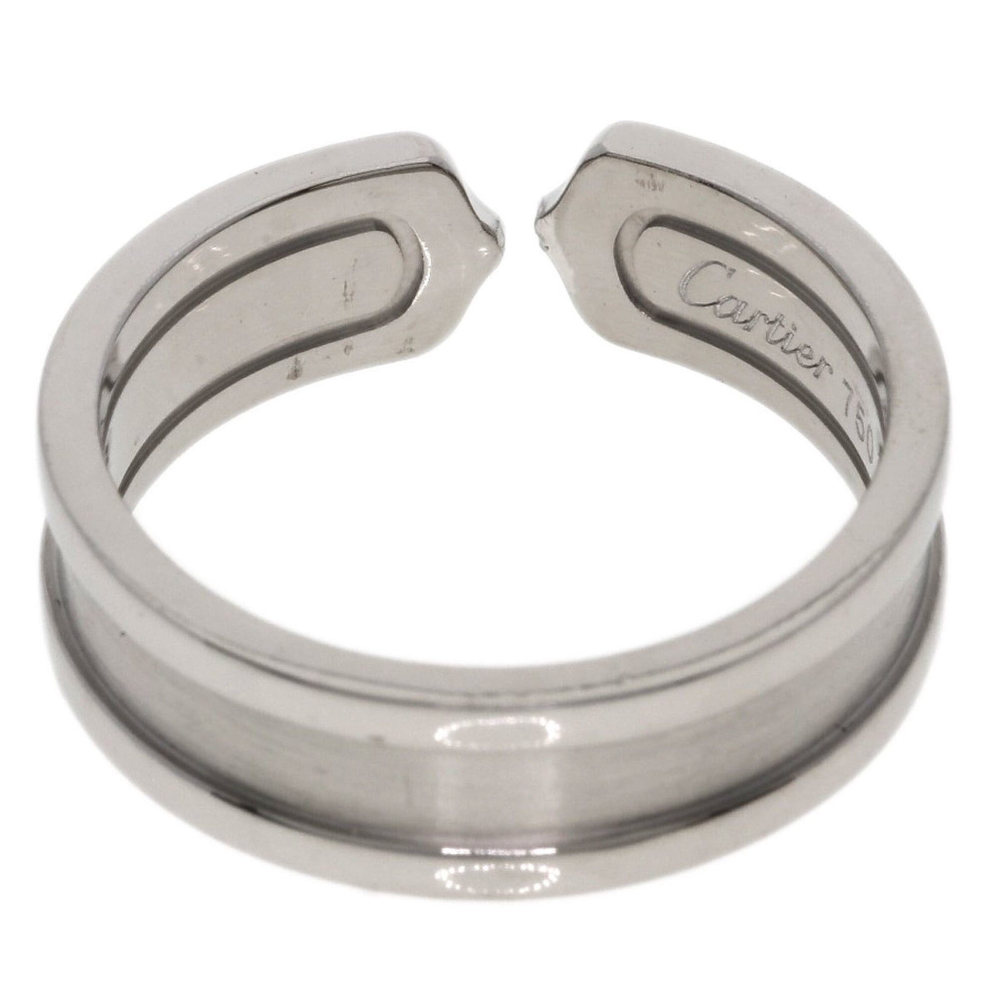 Cartier Cartier C2 Ring #60, 18K White Gold, Women's Ring, CARTIER Size ONE SIZE - 4 Thumbnail