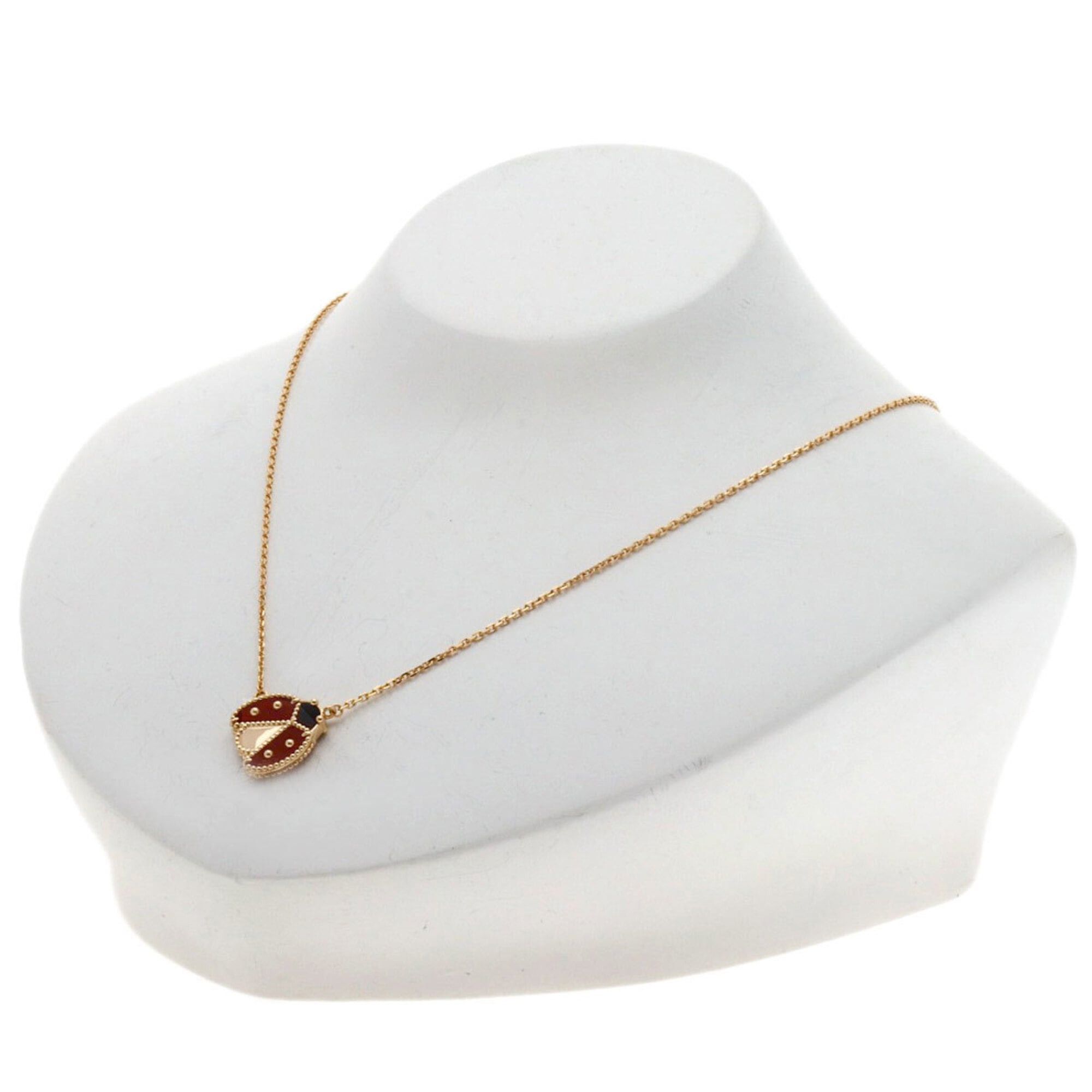 Van Cleef & Arpels Van Cleef & Arpels Lucky Spring Open Wing Ladybug Necklace, 18K Pink Gold, Women's. Size ONE SIZE - 4 Thumbnail
