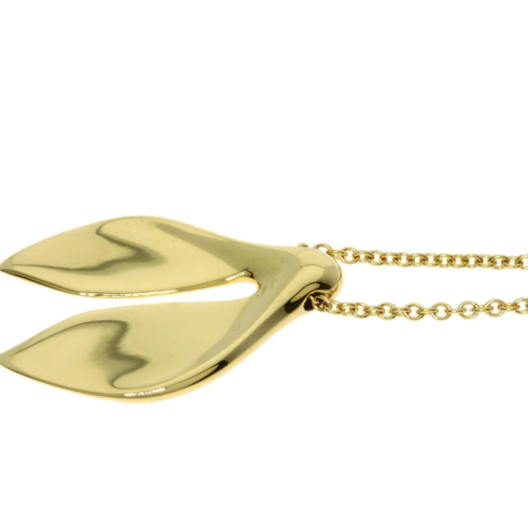Tiffany & Co. Tiffany & Co. Leaf Fin Necklace, 18K Yellow Gold, Women's. Size ONE SIZE - 5 Thumbnail