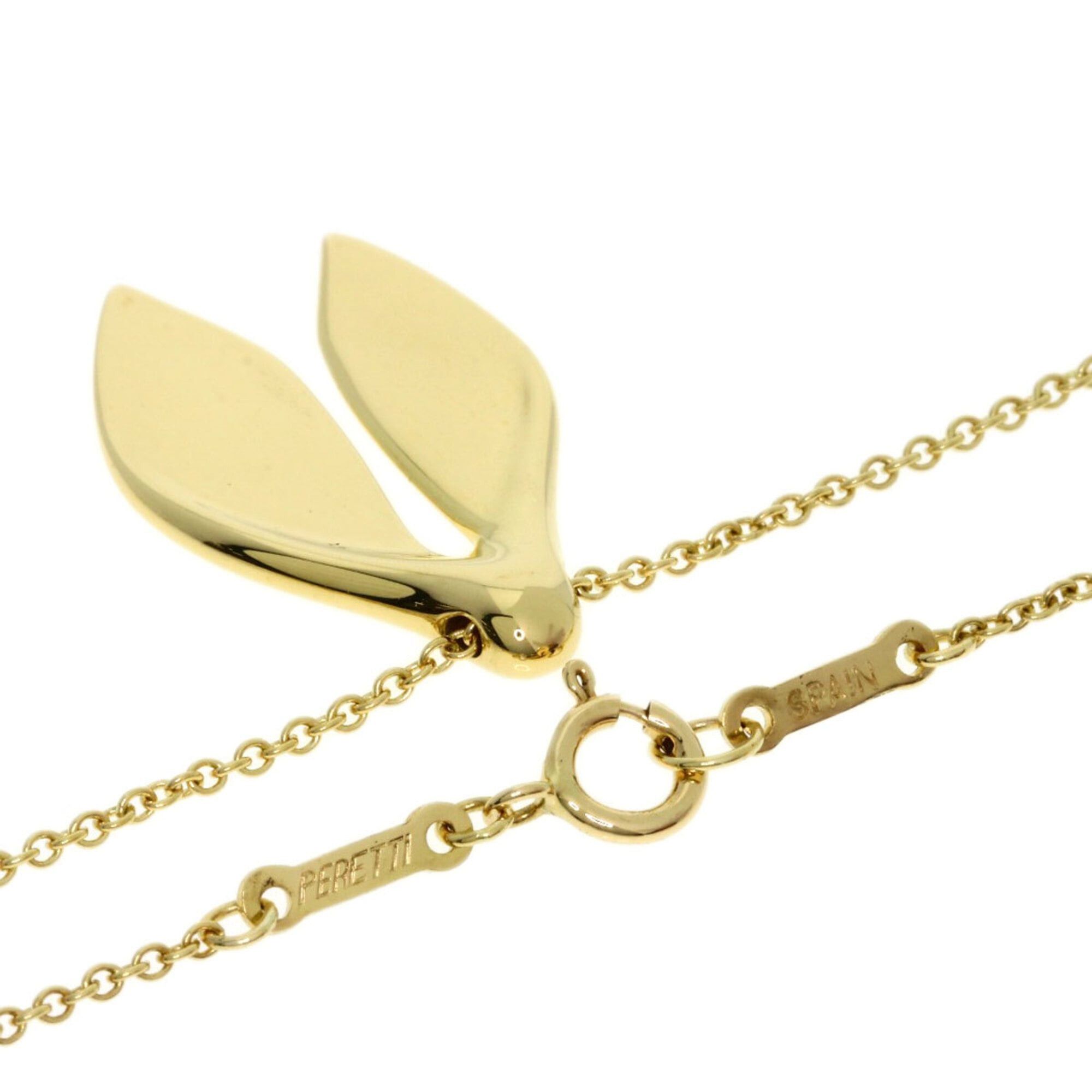 Tiffany & Co. Tiffany & Co. Leaf Fin Necklace, 18K Yellow Gold, Women's. Size ONE SIZE - 2 Thumbnail