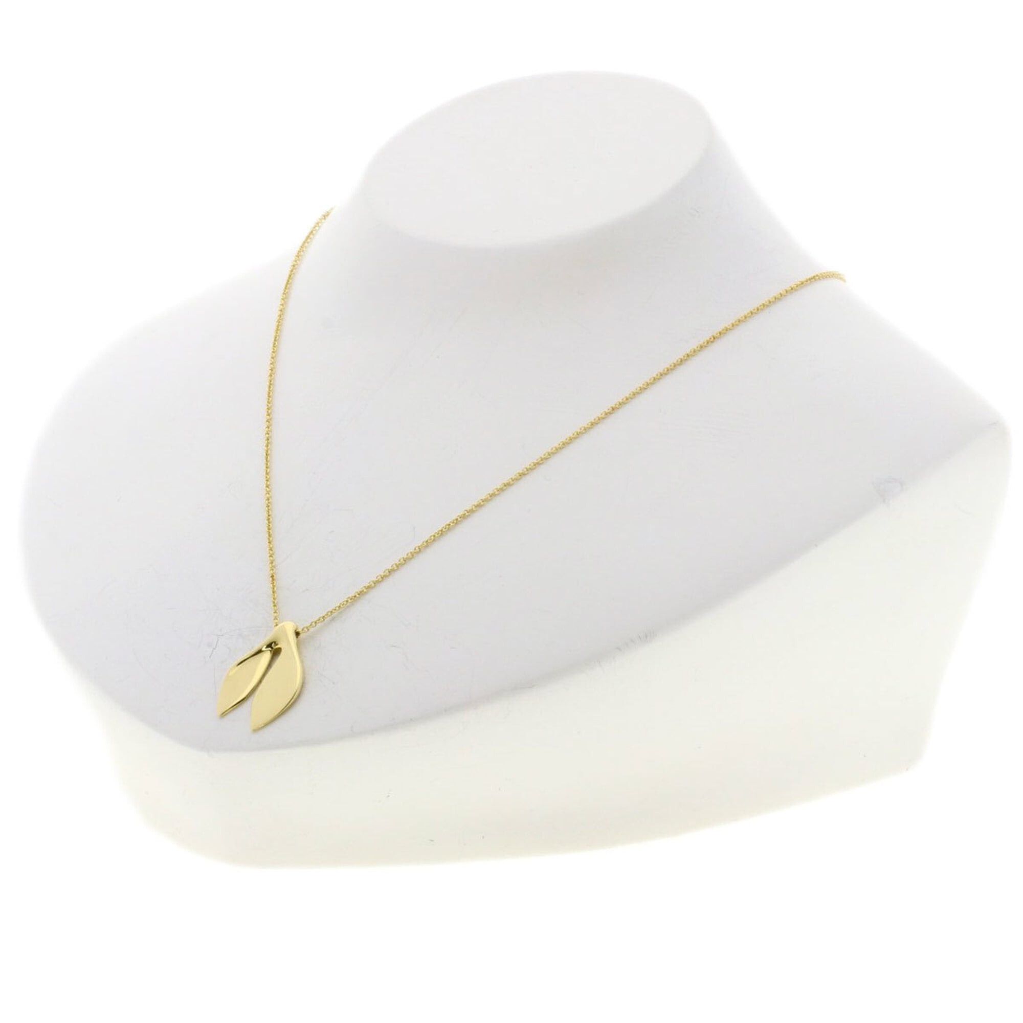 Tiffany & Co. Tiffany & Co. Leaf Fin Necklace, 18K Yellow Gold, Women's. Size ONE SIZE - 4 Thumbnail