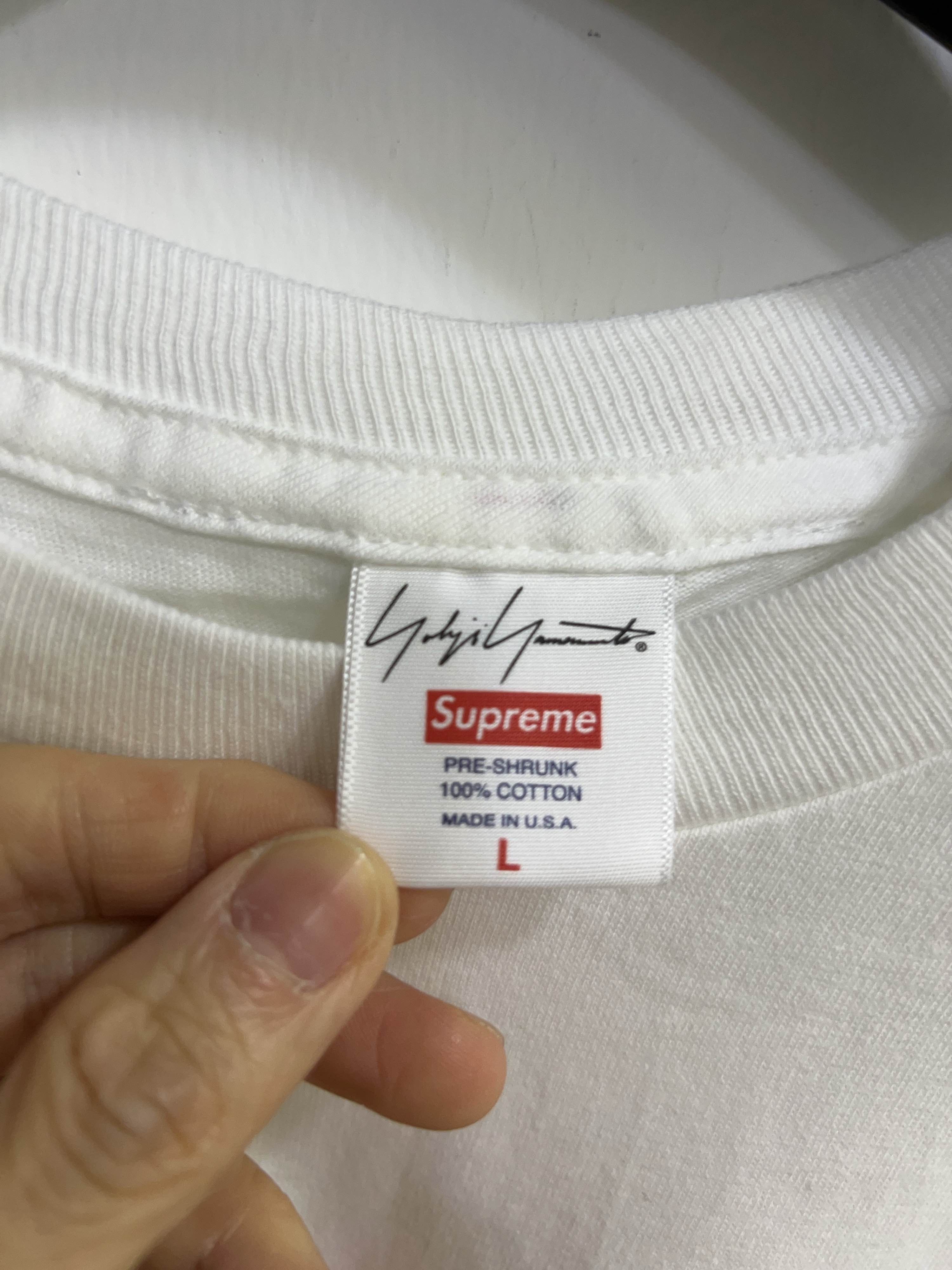 Supreme Supreme x Yohji Yamamoto Logo T-Shirt Size L Size US L / EU 52-54 / 3 - 3 Thumbnail
