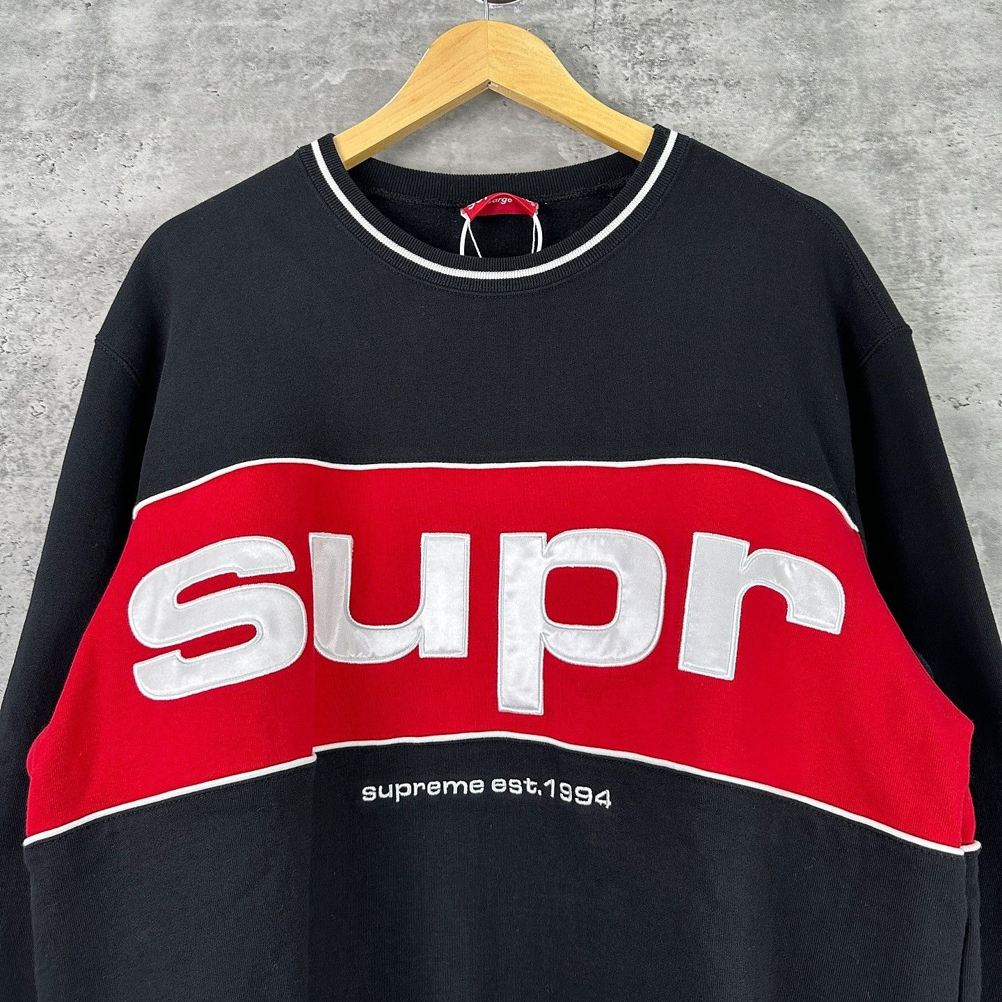 Supreme Supreme Piping Crewneck Sweatshirt Size L Size US L / EU 52-54 / 3 - 5 Thumbnail