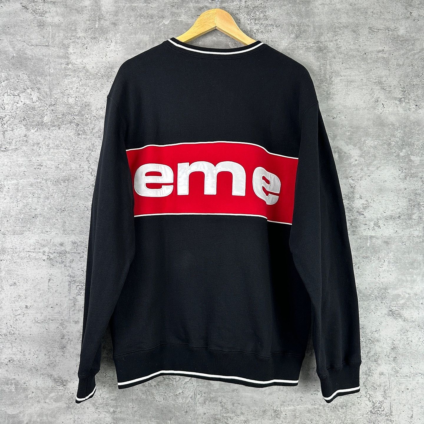 Supreme Supreme Piping Crewneck Sweatshirt Size L Size US L / EU 52-54 / 3 - 2 Thumbnail