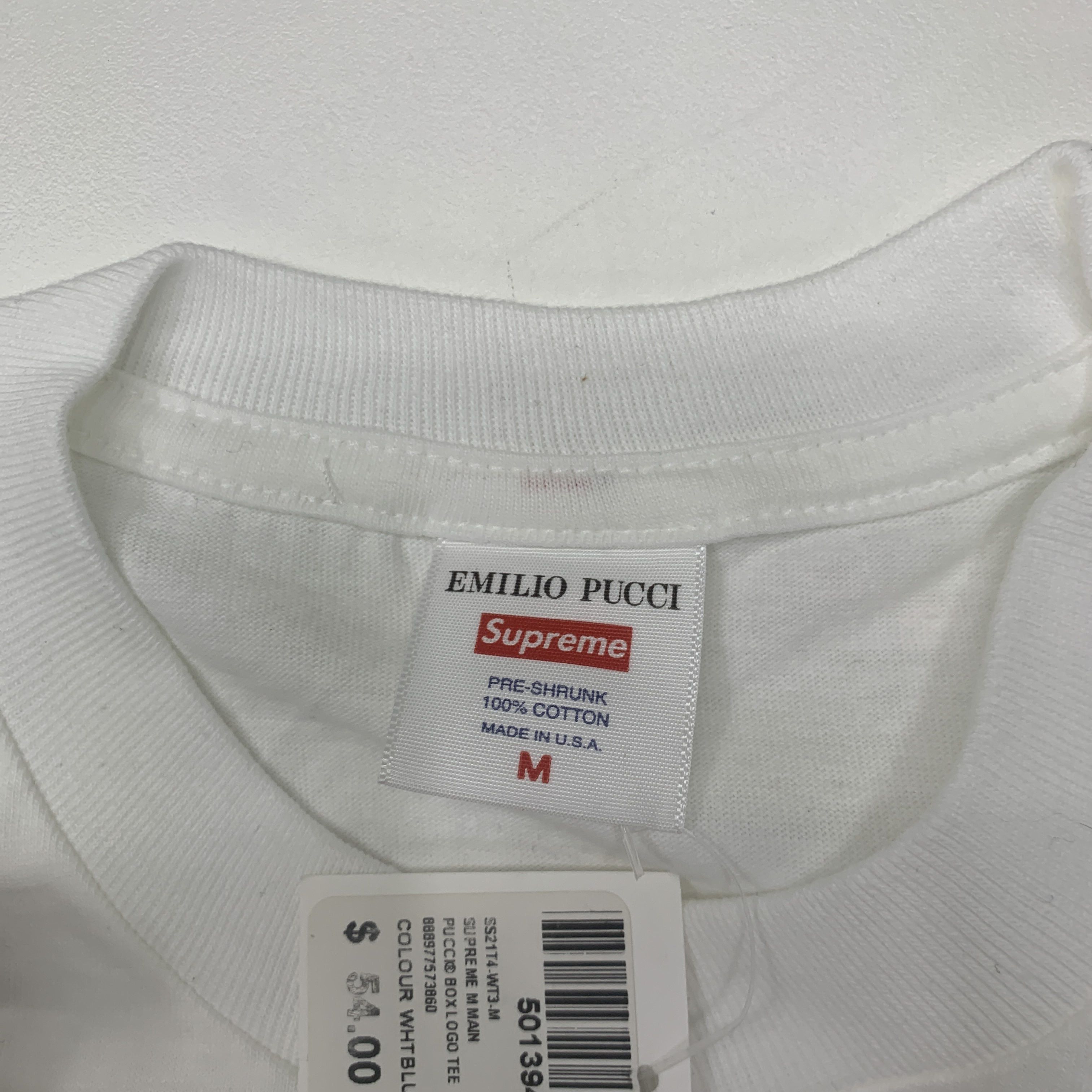 Supreme Supreme x Emilio Pucci Box Logo T-Shirt Size M Size US M / EU 48-50 / 2 - 5 Thumbnail
