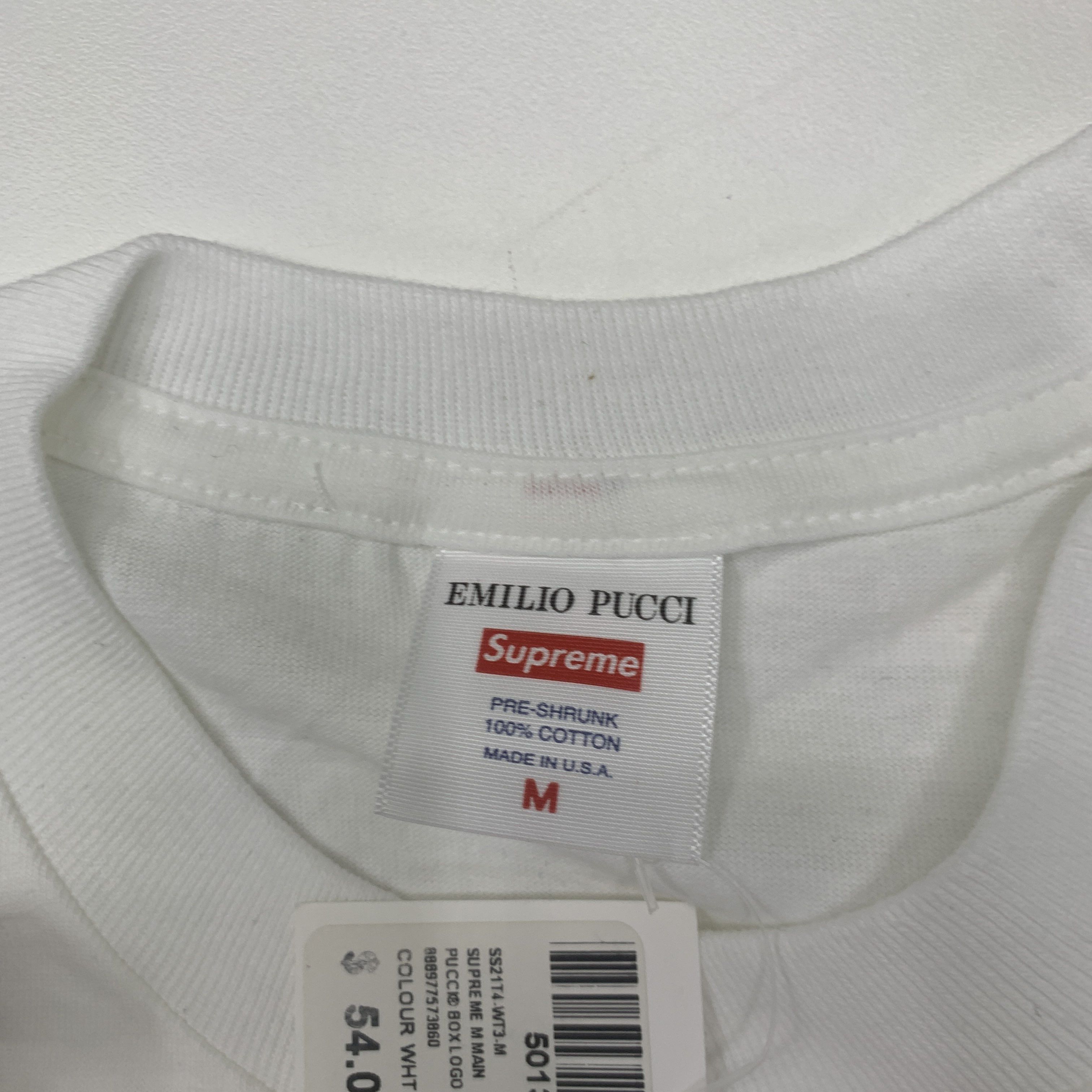 Supreme Supreme x Emilio Pucci Box Logo T-Shirt Size M Size US M / EU 48-50 / 2 - 4 Thumbnail
