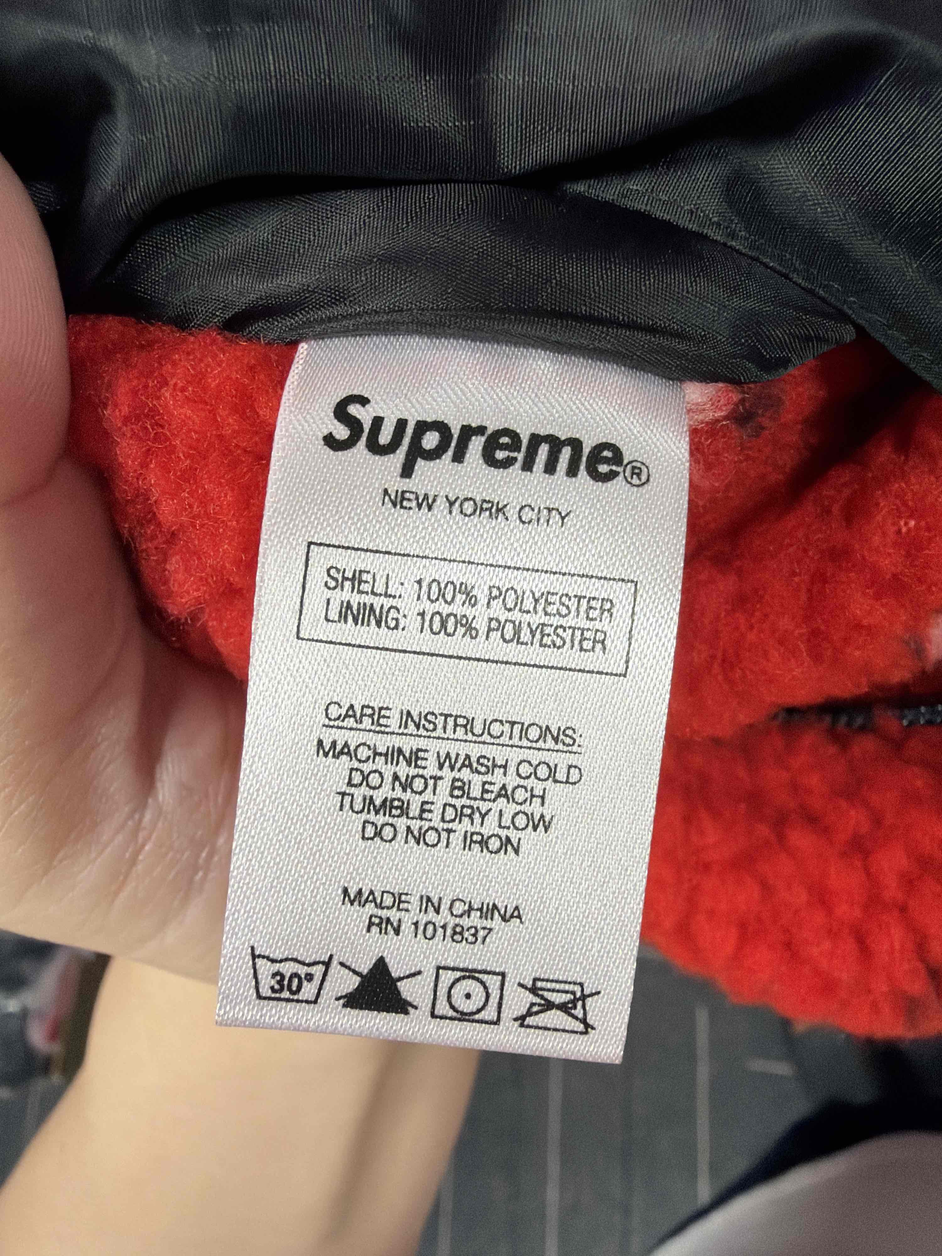Supreme Supreme Bandana Fleece Jacket Red Size L Size US L / EU 52-54 / 3 - 4 Thumbnail