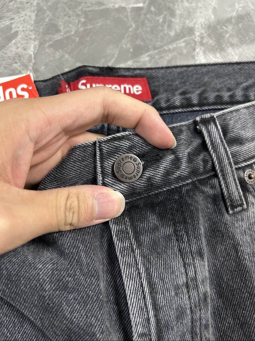 Supreme Supreme Star Regular Jean Black Size 36 Size US 36 / EU 52 - 8 Thumbnail