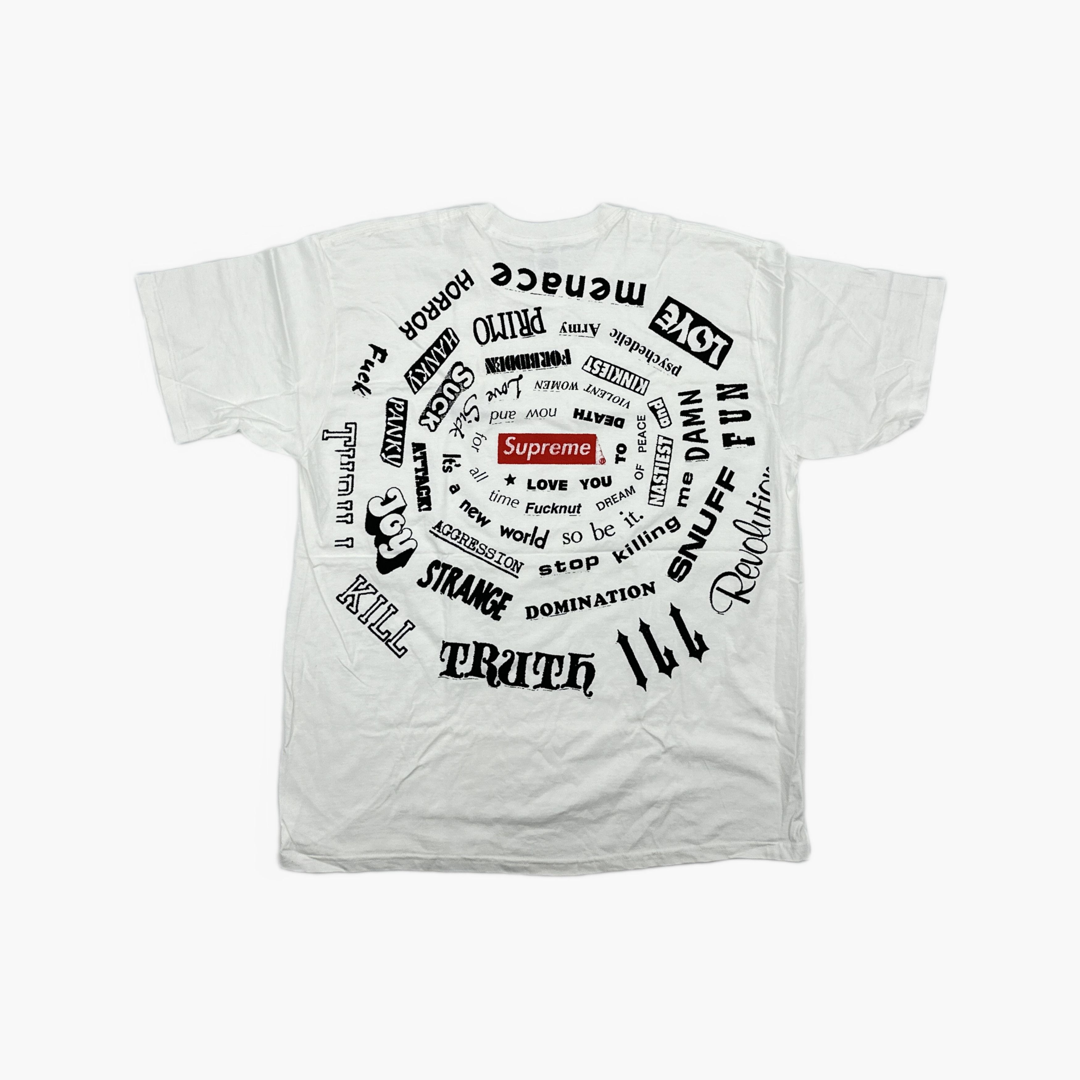 Supreme Supreme Spiral Graphic Short Sleeve T-Shirt Size XL Size US XL / EU 56 / 4 - 2 Thumbnail