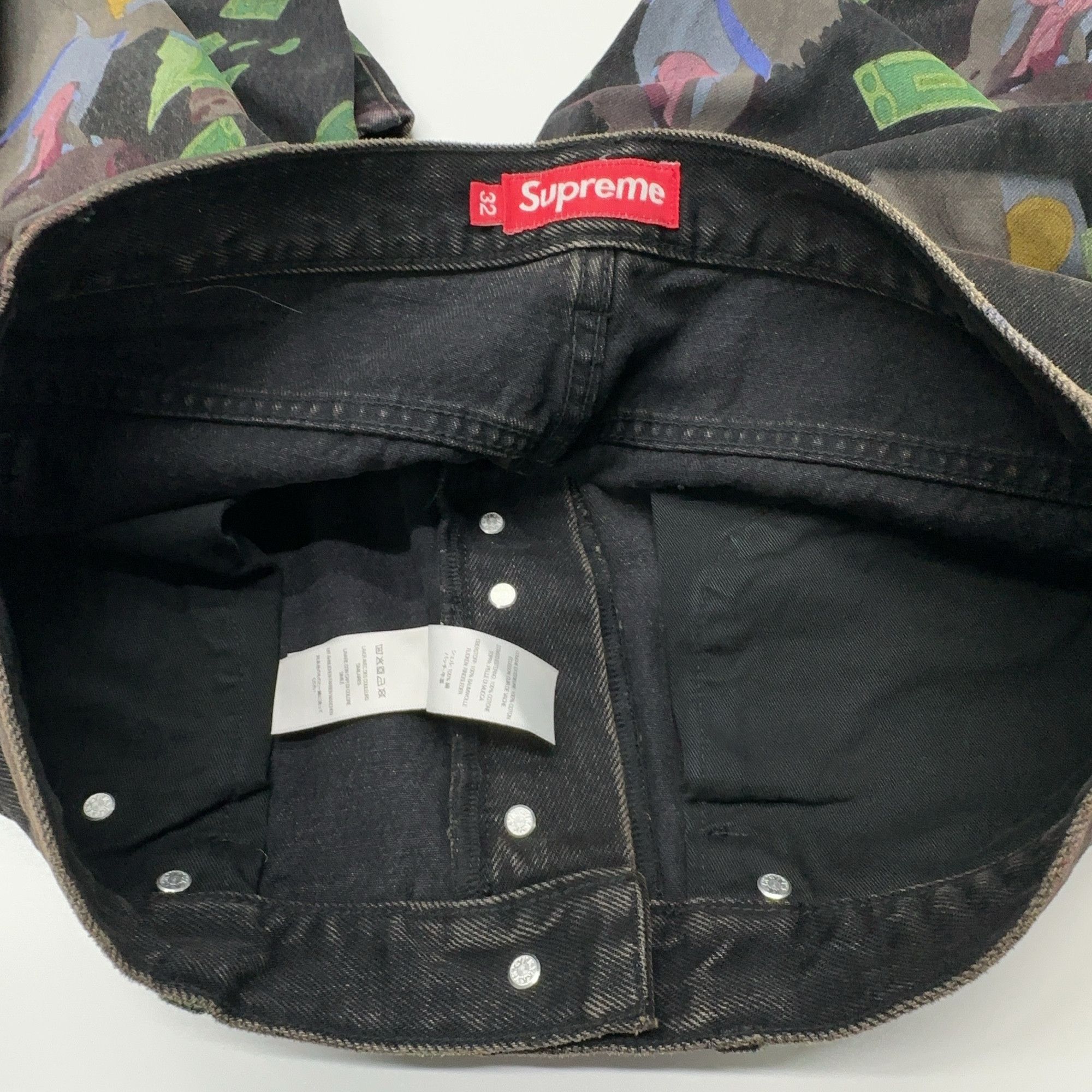 Supreme Supreme All Dogs Go To Heaven Printed Jeans Size 32 Size US 32 / EU 48 - 8 Thumbnail