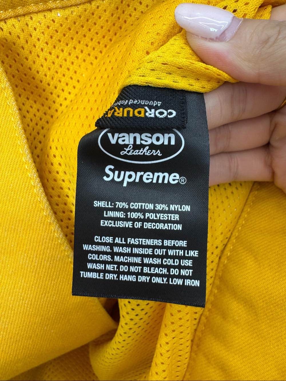 Supreme Supreme x Vanson Leathers Cordura Denim Jacket Size L Size US L / EU 52-54 / 3 - 4 Thumbnail
