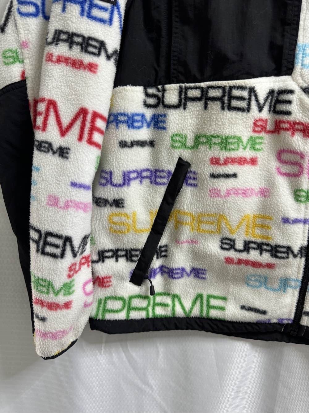 Supreme Supreme x The North Face Logo Fleece Jacket Size L Size US L / EU 52-54 / 3 - 9 Thumbnail