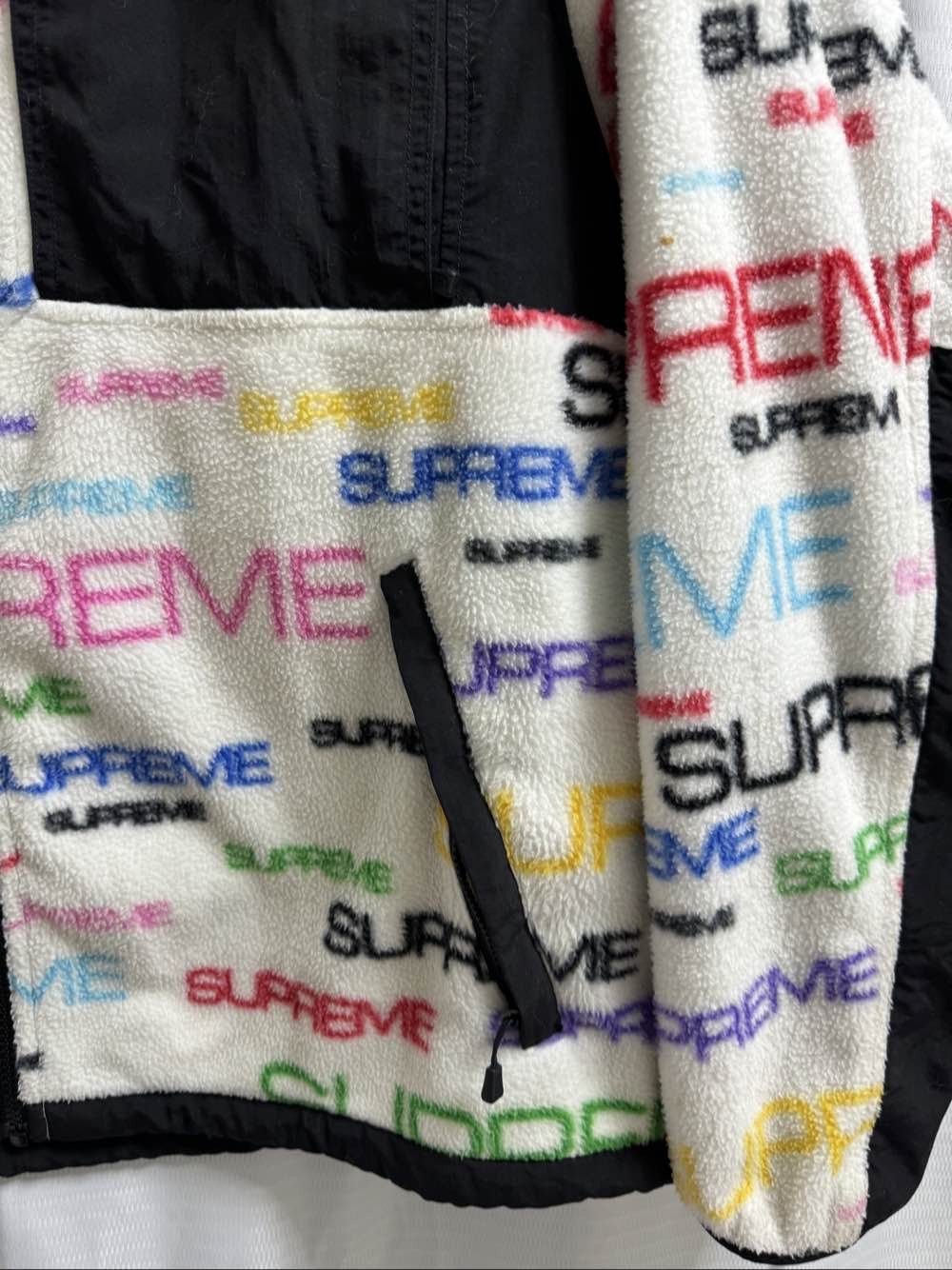 Supreme Supreme x The North Face Logo Fleece Jacket Size L Size US L / EU 52-54 / 3 - 10 Thumbnail