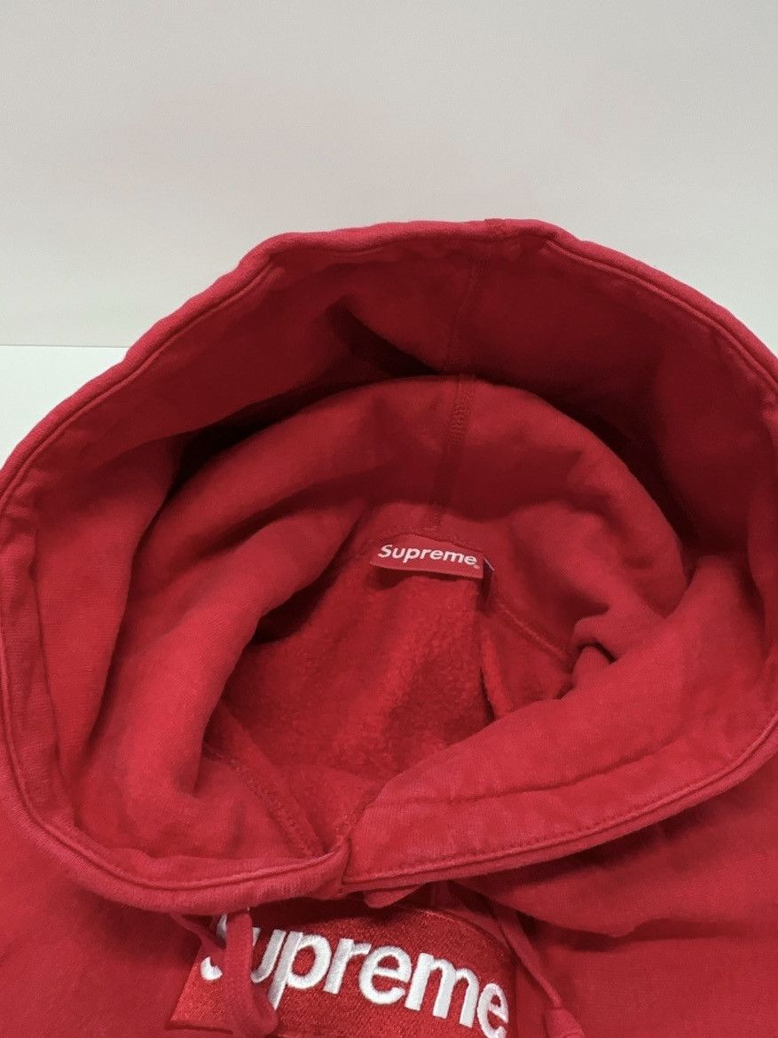Supreme Supreme Cross Box Logo Hoodie Red Size L Size US L / EU 52-54 / 3 - 9 Thumbnail