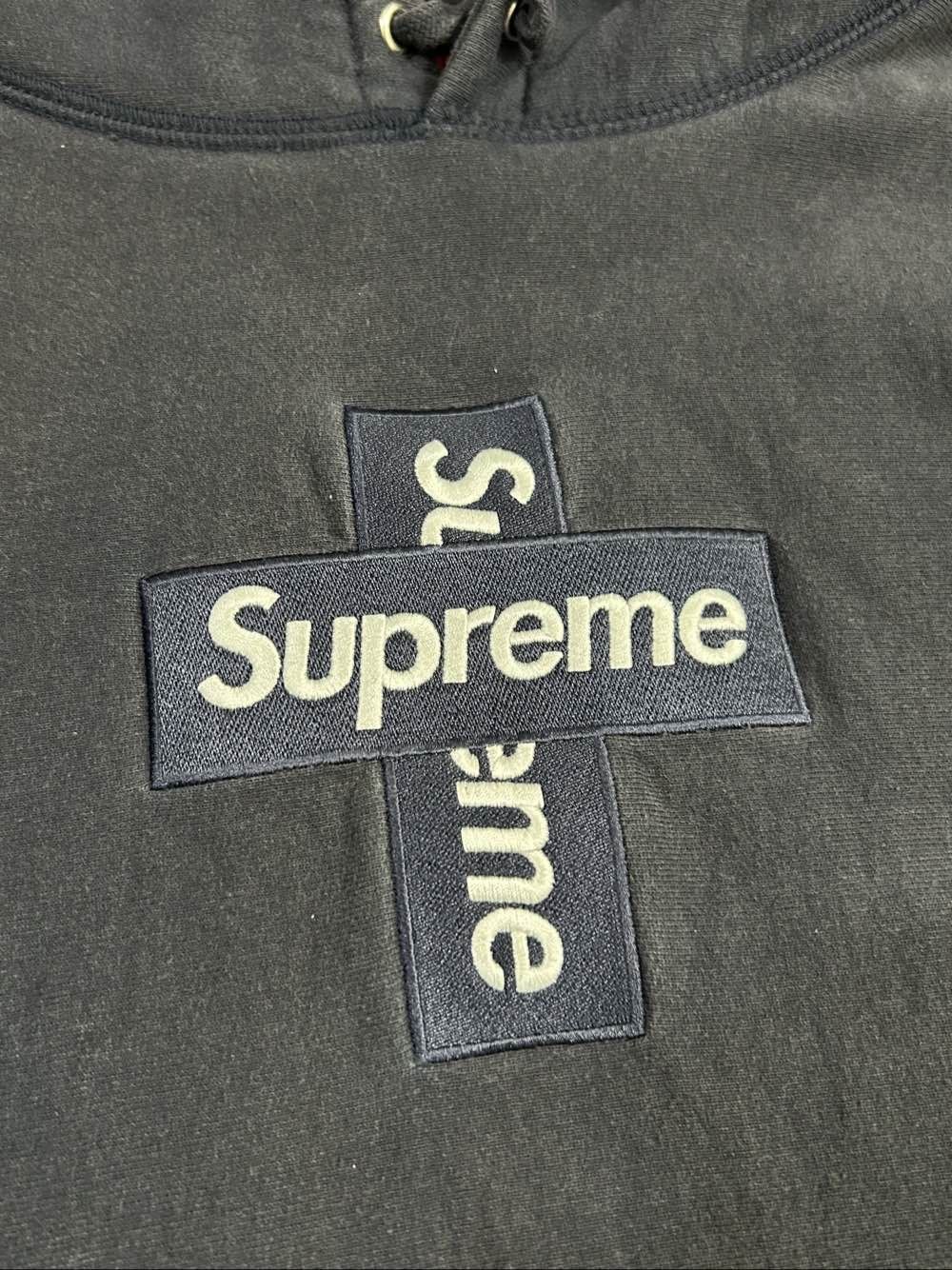 Supreme Supreme Cross Box Logo Hooded Sweatshirt US M Size US M / EU 48-50 / 2 - 8 Thumbnail
