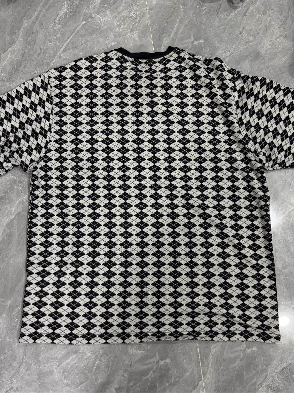 Supreme Supreme Diamond Jacquard Short Sleeve T-Shirt Size XL Size US XL / EU 56 / 4 - 2 Thumbnail