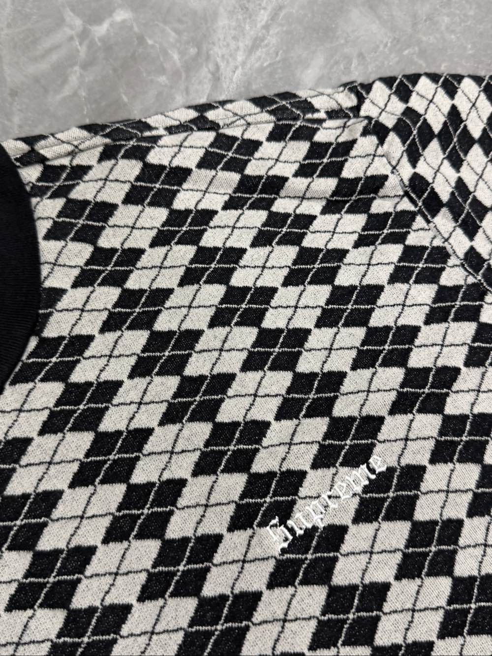 Supreme Supreme Diamond Jacquard Short Sleeve T-Shirt Size XL Size US XL / EU 56 / 4 - 6 Thumbnail