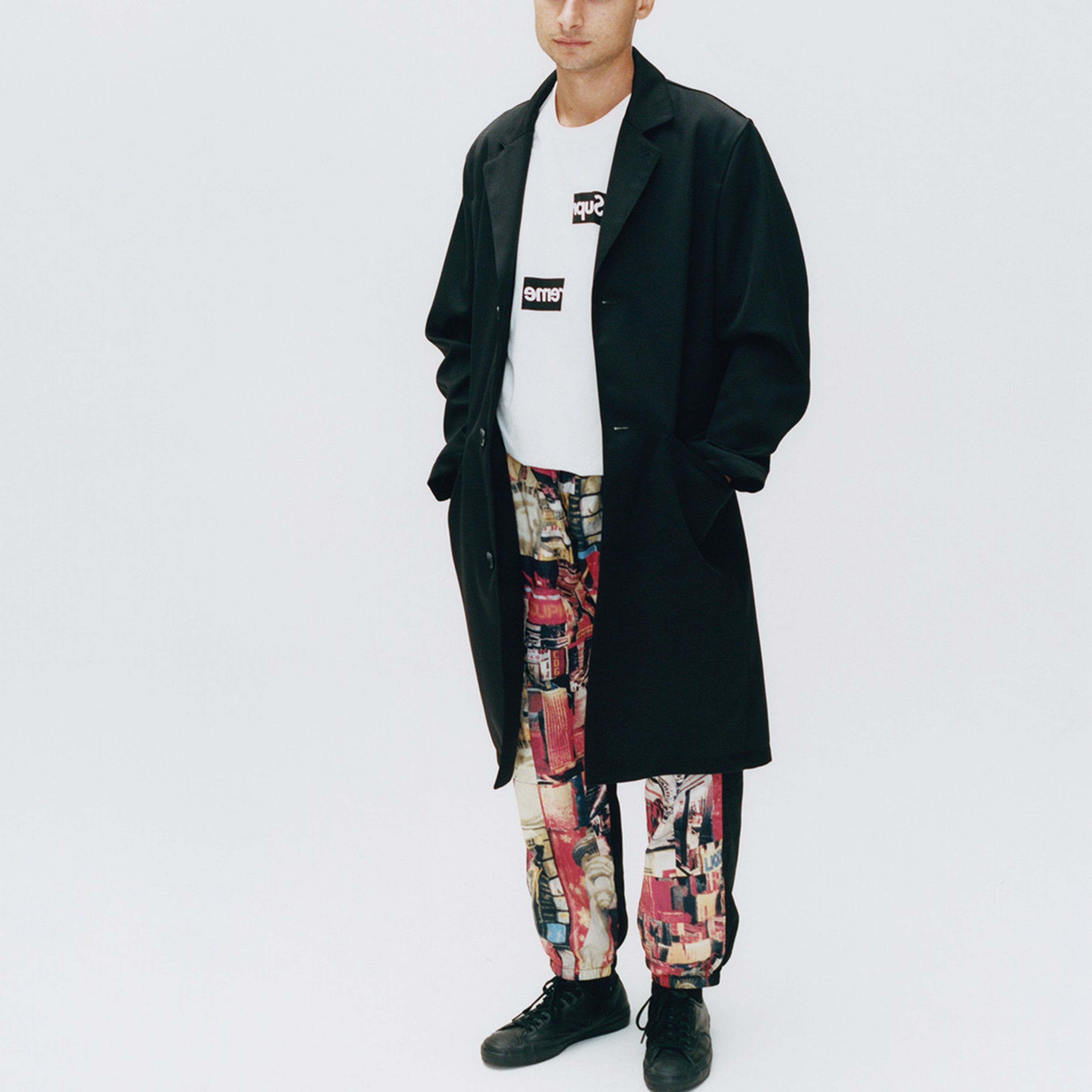 Supreme Supreme x COMME des GARÇONS SHIRT Wool Overcoat L Size US L / EU 52-54 / 3 - 9 Thumbnail