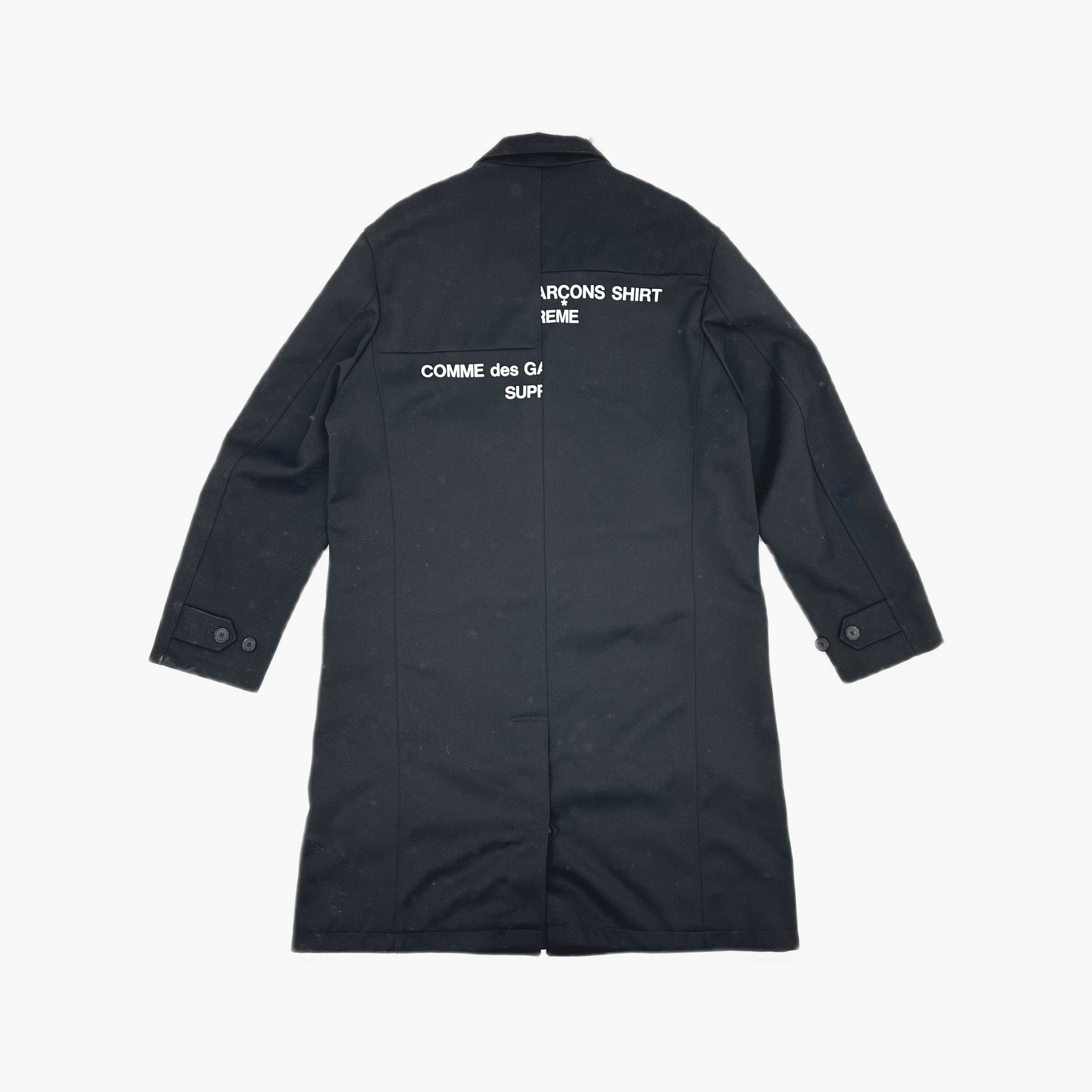 Supreme Supreme x COMME des GARÇONS SHIRT Wool Overcoat L Size US L / EU 52-54 / 3 - 2 Thumbnail