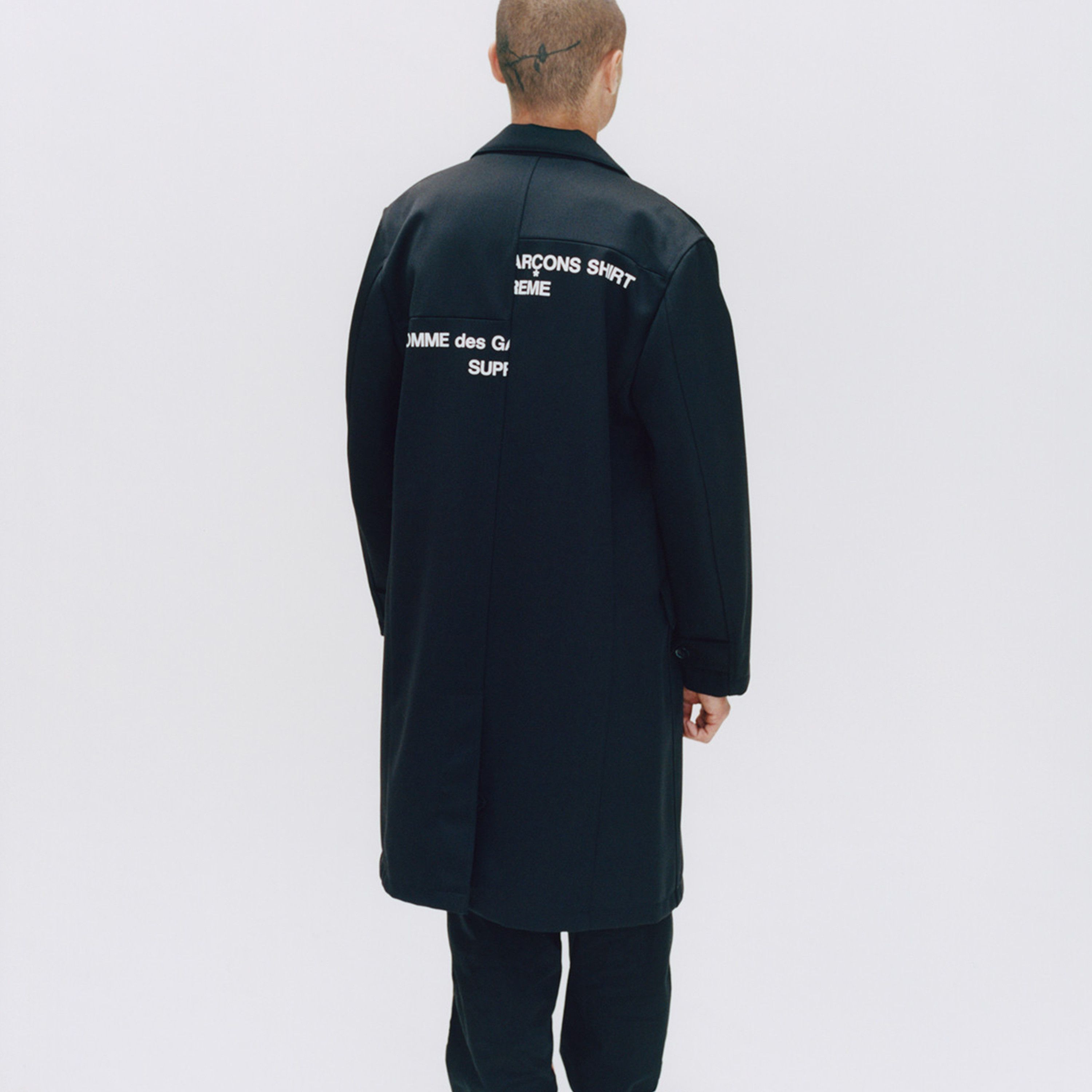Supreme Supreme x COMME des GARÇONS SHIRT Wool Overcoat L Size US L / EU 52-54 / 3 - 10 Thumbnail