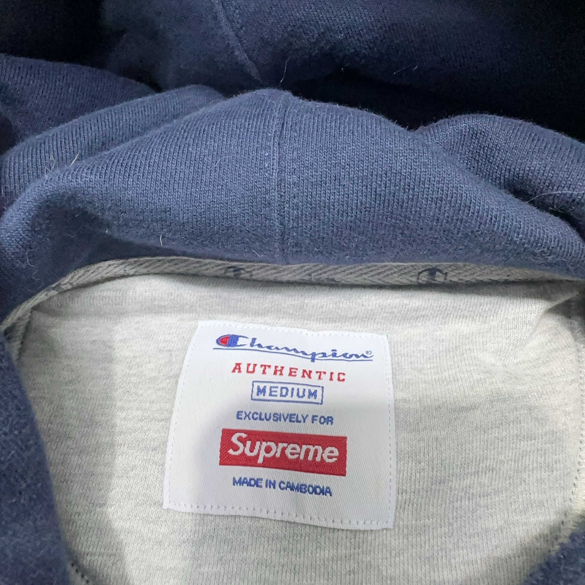 Champion × Supreme Supreme x Champion Outline Hoodie Size M Size US M / EU 48-50 / 2 - 3 Thumbnail