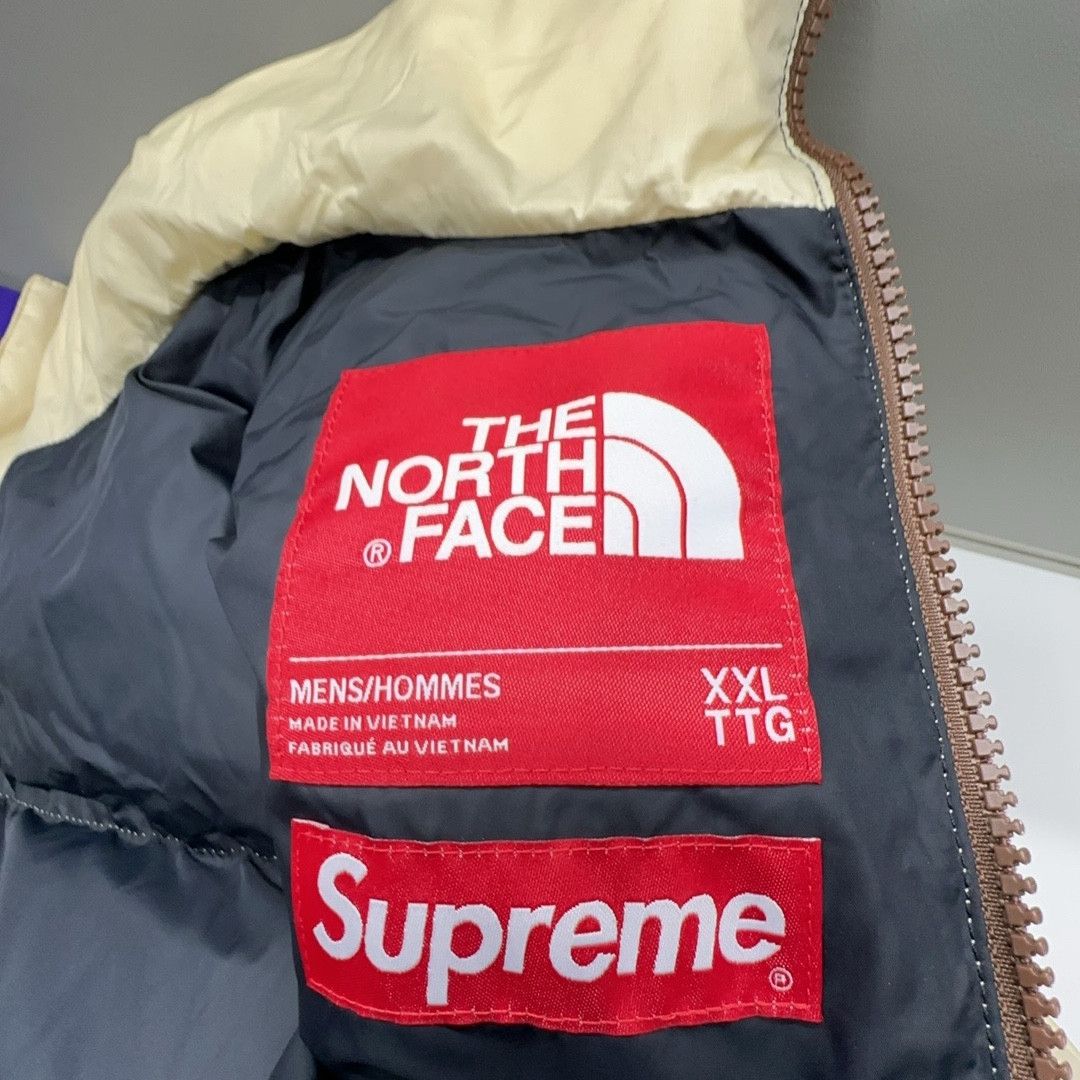 Supreme Supreme x The North Face Split Nuptse Jacket XXL Size US XXL / EU 58 / 5 - 3 Thumbnail