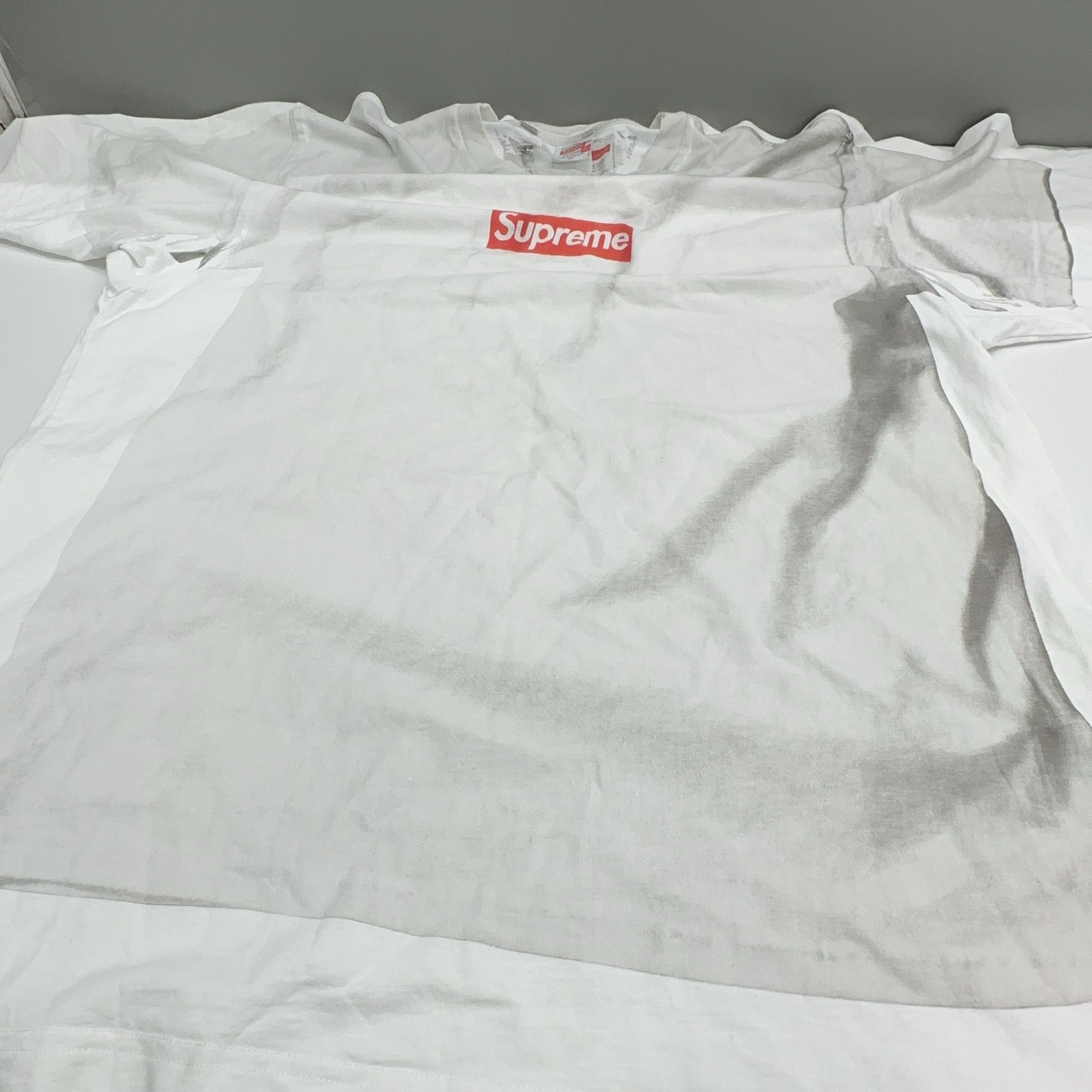 MM6 × Supreme Supreme x MM6 Maison Margiela Box Logo T-Shirt US XL Size US XL / EU 56 / 4 - 9 Thumbnail