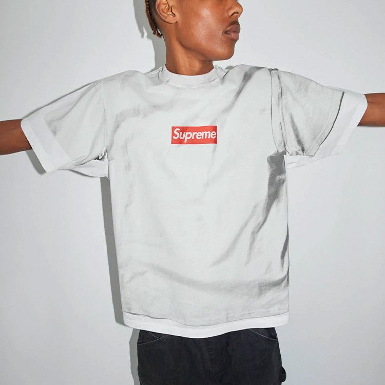 MM6 × Supreme Supreme x MM6 Maison Margiela Box Logo T-Shirt US XL Size US XL / EU 56 / 4 - 15 Thumbnail