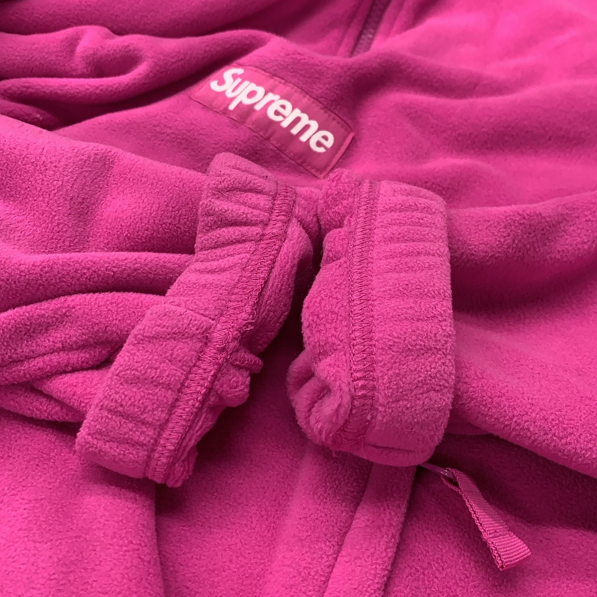 Supreme Supreme Polartec Half Zip Hooded Sweatshirt Size L Size US L / EU 52-54 / 3 - 7 Thumbnail