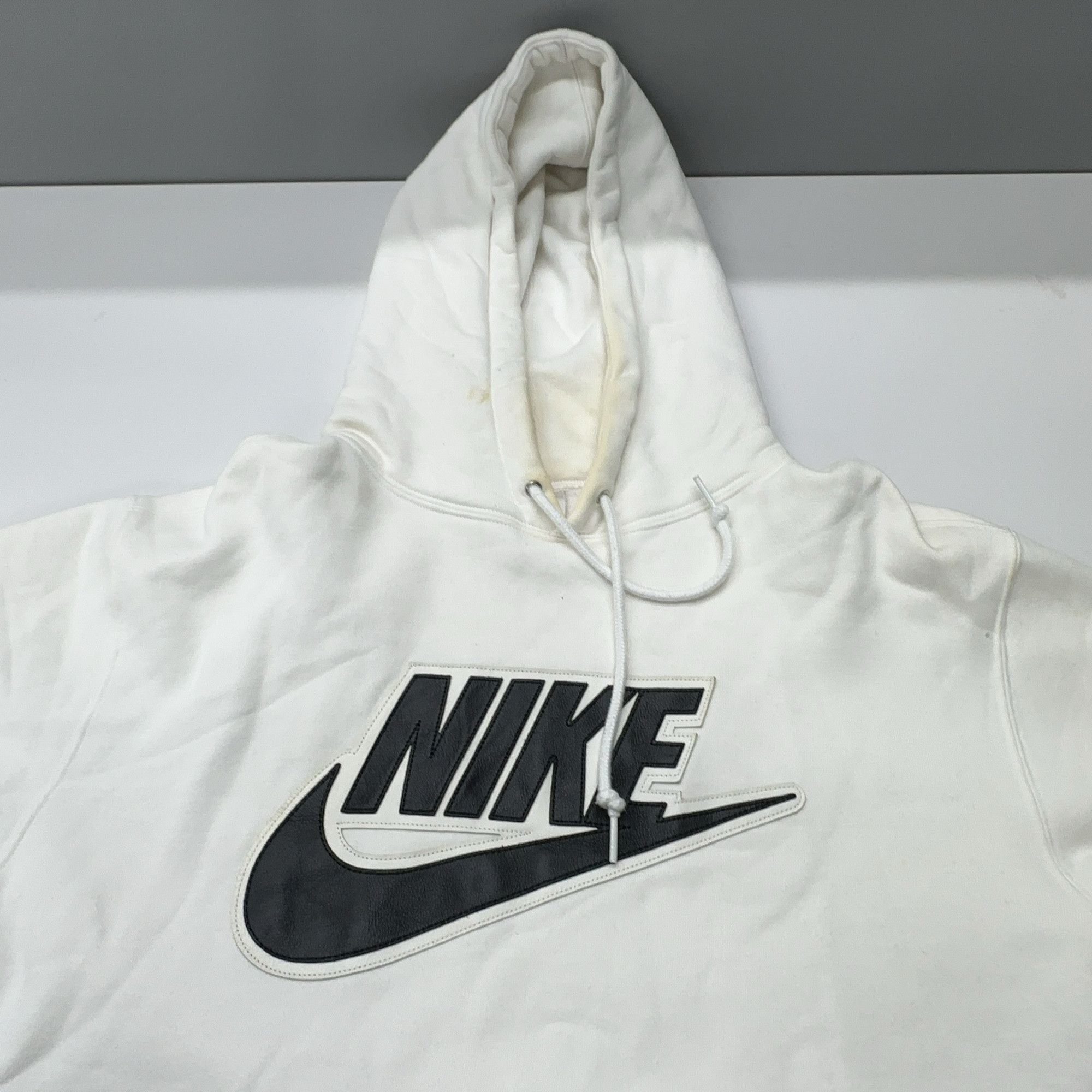 Supreme Supreme x Nike Logo Hoodie White Size M Size US M / EU 48-50 / 2 - 6 Thumbnail