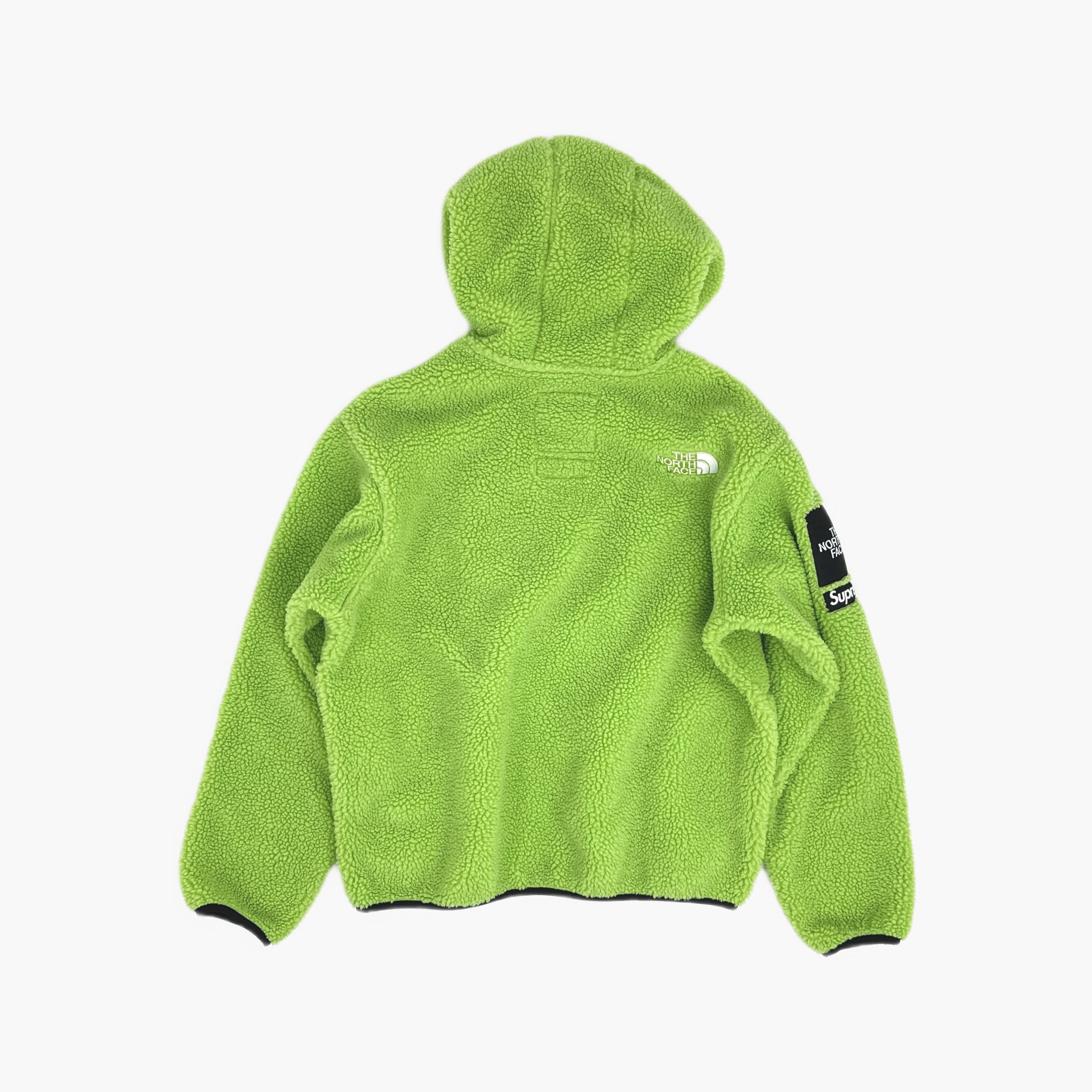 Supreme Supreme x The North Face S Logo Fleece Jacket Green M Size US M / EU 48-50 / 2 - 2 Thumbnail