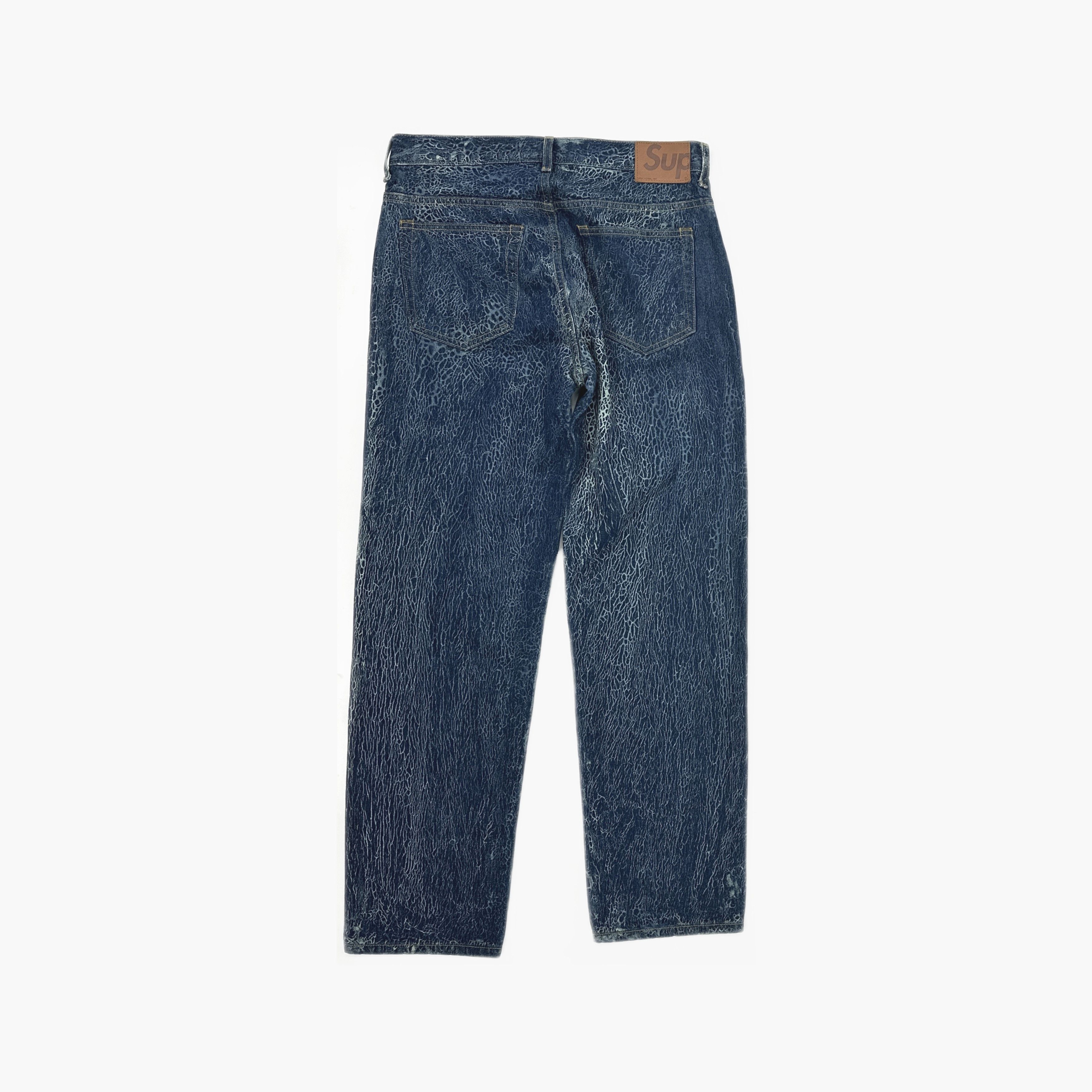 Supreme Supreme Crackle Jeans Size 30 Size US 30 / EU 46 - 2 Thumbnail