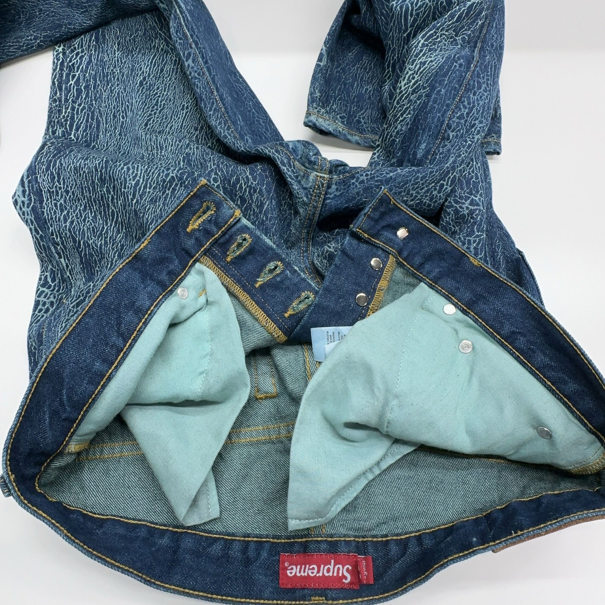 Supreme Supreme Crackle Jeans Size 30 Size US 30 / EU 46 - 6 Thumbnail