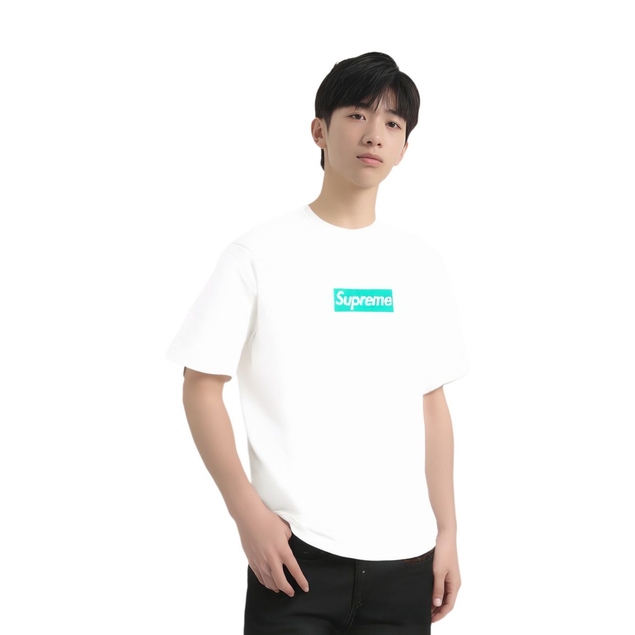 Supreme Supreme x Tiffany & Co. Box Logo T-Shirt Size M Size US M / EU 48-50 / 2 - 6 Thumbnail