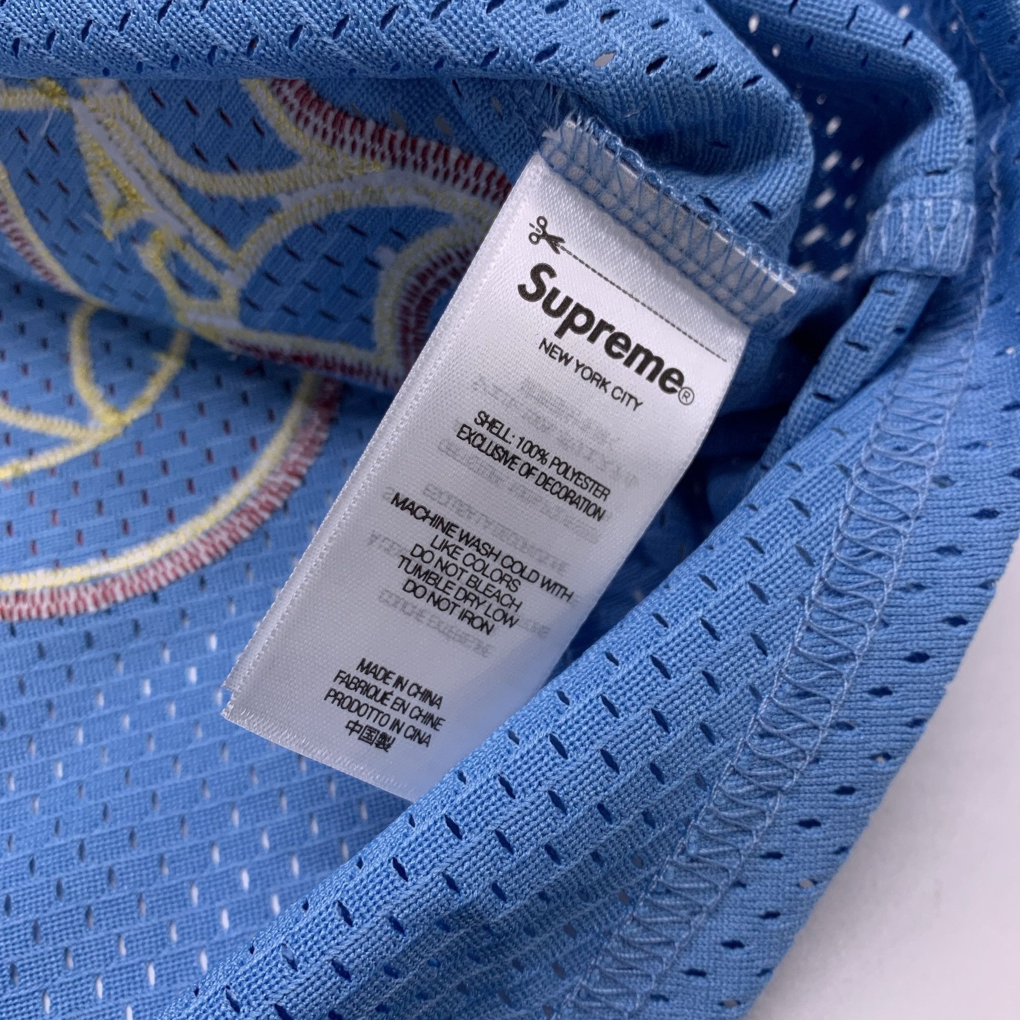 Supreme Supreme Old English Baseball Jersey Blue Size L Size US L / EU 52-54 / 3 - 3 Thumbnail