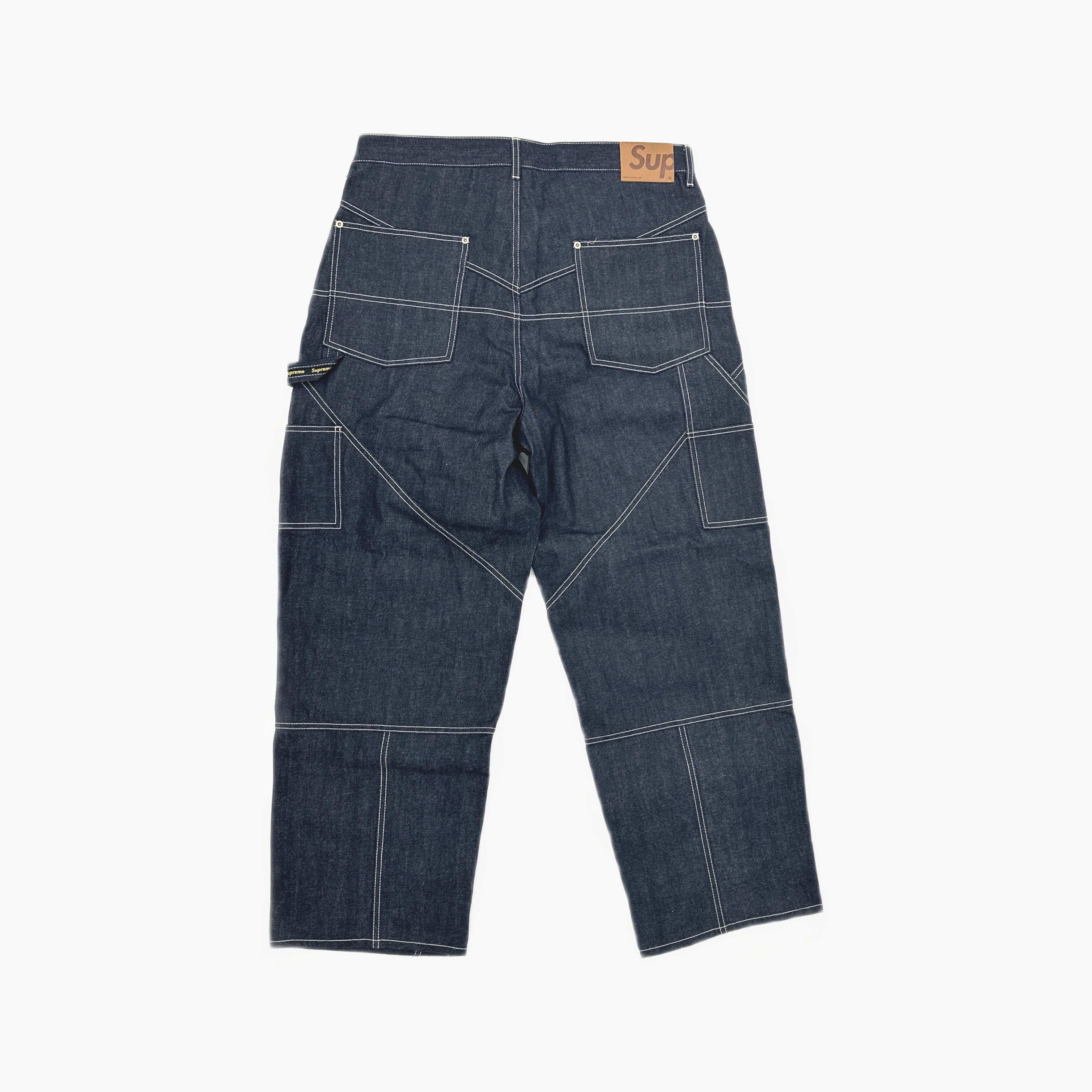 Supreme Supreme Contrast Stitch Double Knee Denim Jeans Size 36 Size US 36 / EU 52 - 2 Thumbnail