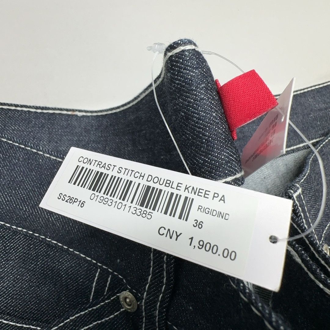 Supreme Supreme Contrast Stitch Double Knee Denim Jeans Size 36 Size US 36 / EU 52 - 3 Thumbnail