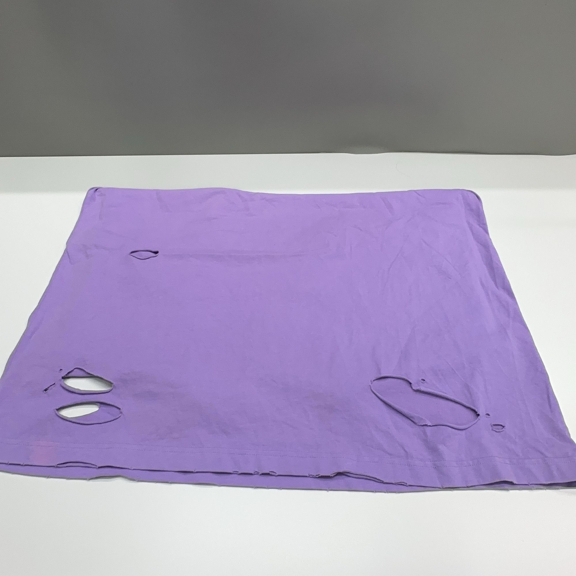 Balenciaga Balenciaga Destroyed Logo T-Shirt Purple Size XS Size US XS / EU 42 / 0 - 13 Thumbnail
