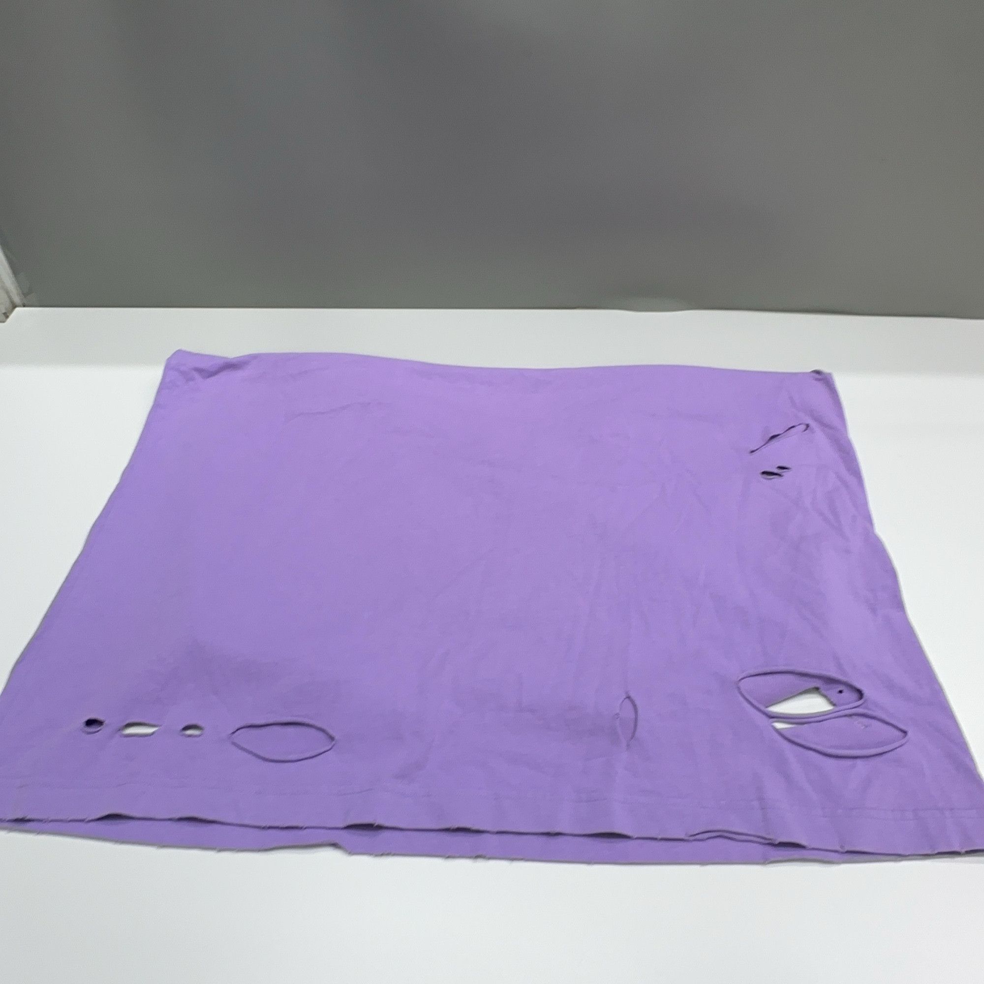 Balenciaga Balenciaga Destroyed Logo T-Shirt Purple Size XS Size US XS / EU 42 / 0 - 9 Thumbnail