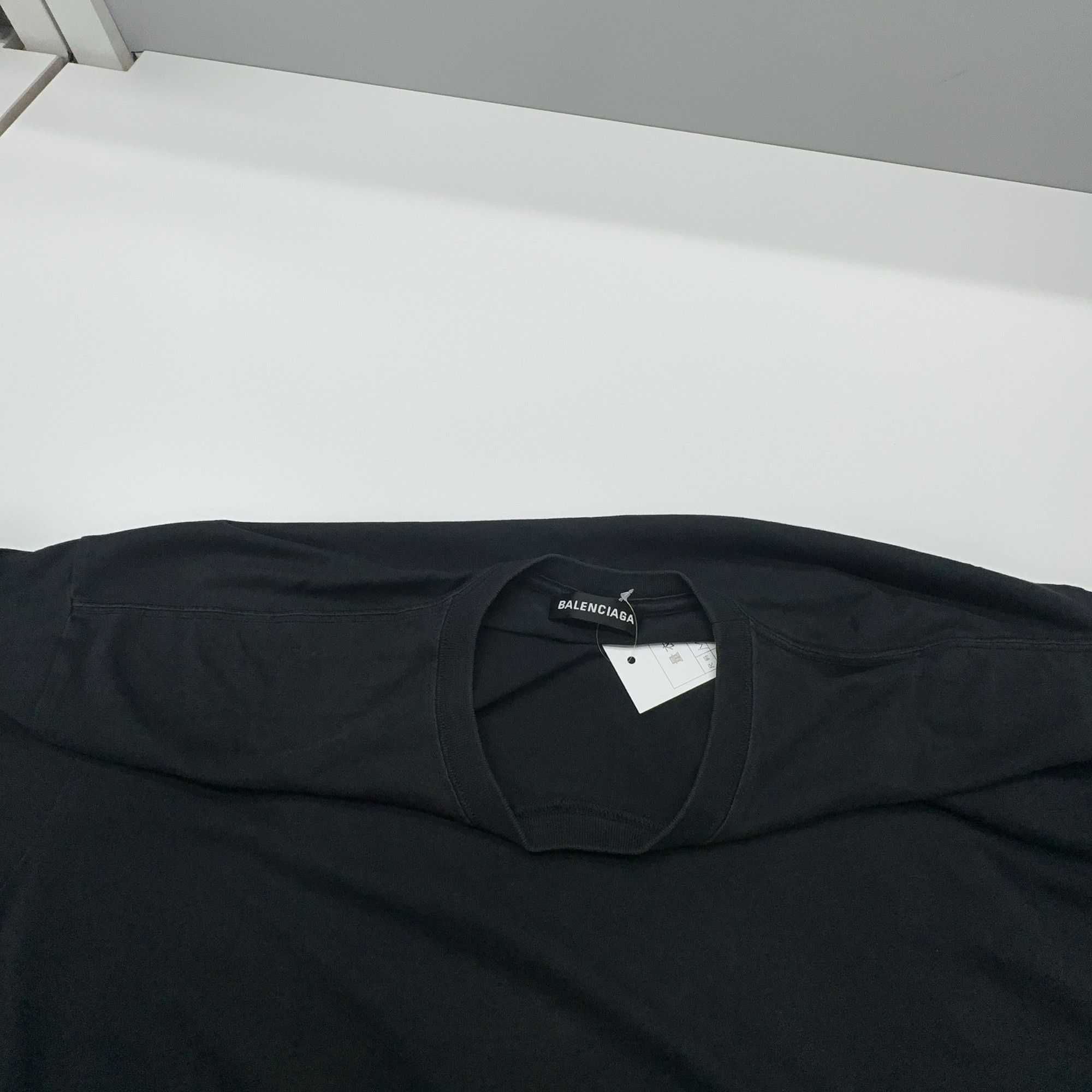 Balenciaga Balenciaga Logo Short Sleeve T-Shirt Size M Size US M / EU 48-50 / 2 - 13 Thumbnail
