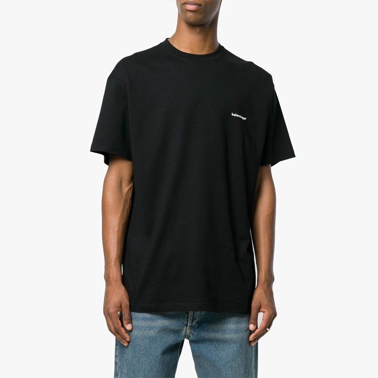 Balenciaga Balenciaga Logo Short Sleeve T-Shirt Size M Size US M / EU 48-50 / 2 - 16 Thumbnail