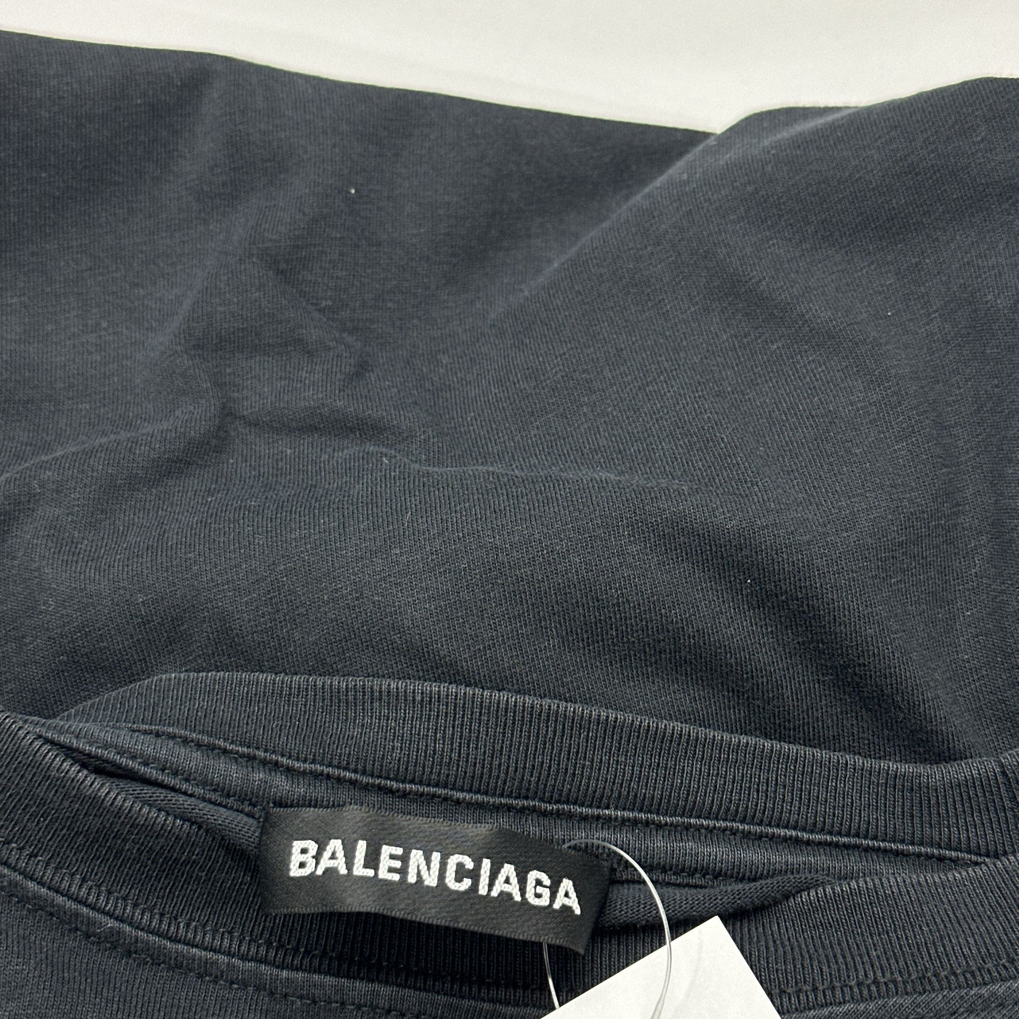Balenciaga Balenciaga Logo Short Sleeve T-Shirt Size M Size US M / EU 48-50 / 2 - 3 Thumbnail