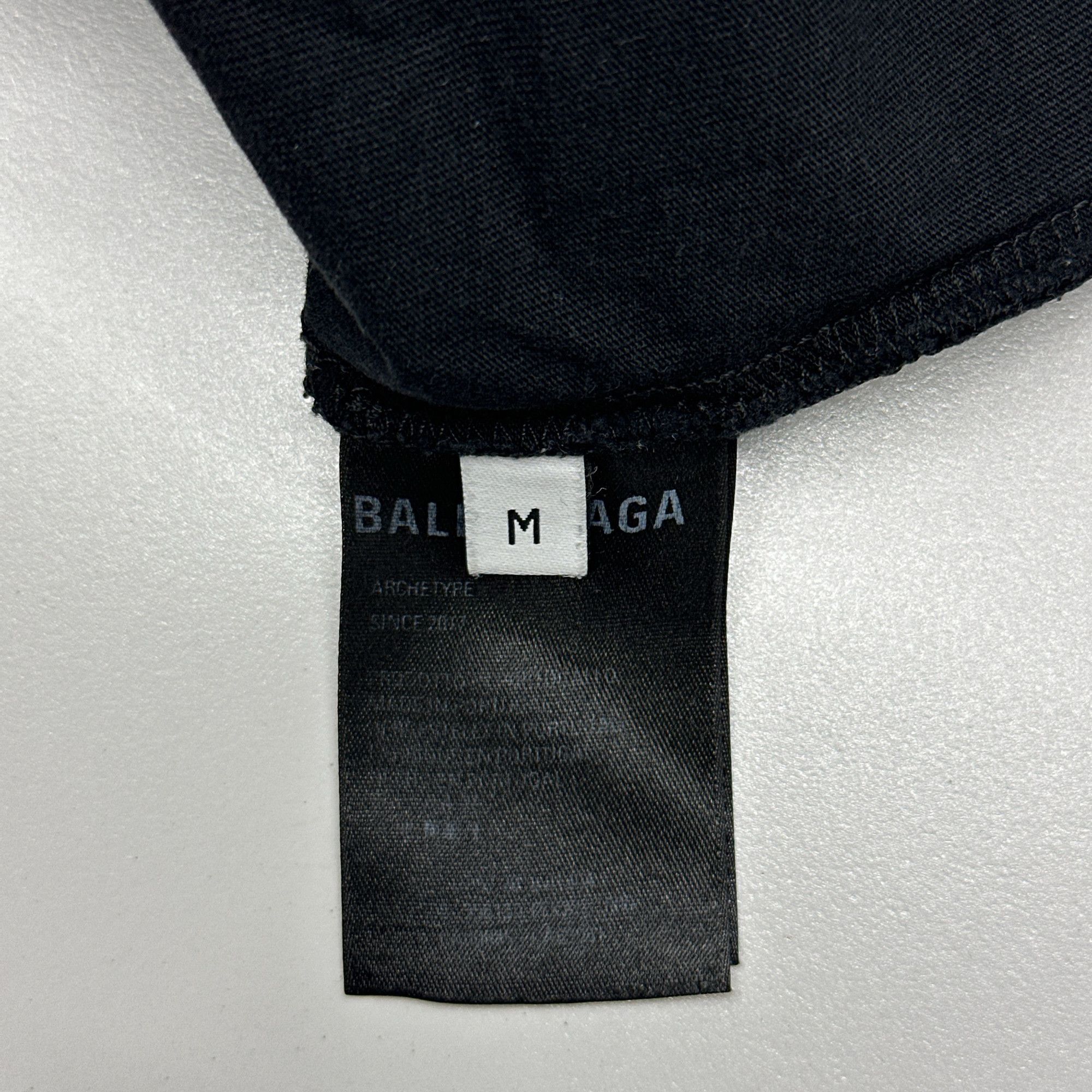 Balenciaga Balenciaga Logo Short Sleeve T-Shirt Size M Size US M / EU 48-50 / 2 - 4 Thumbnail